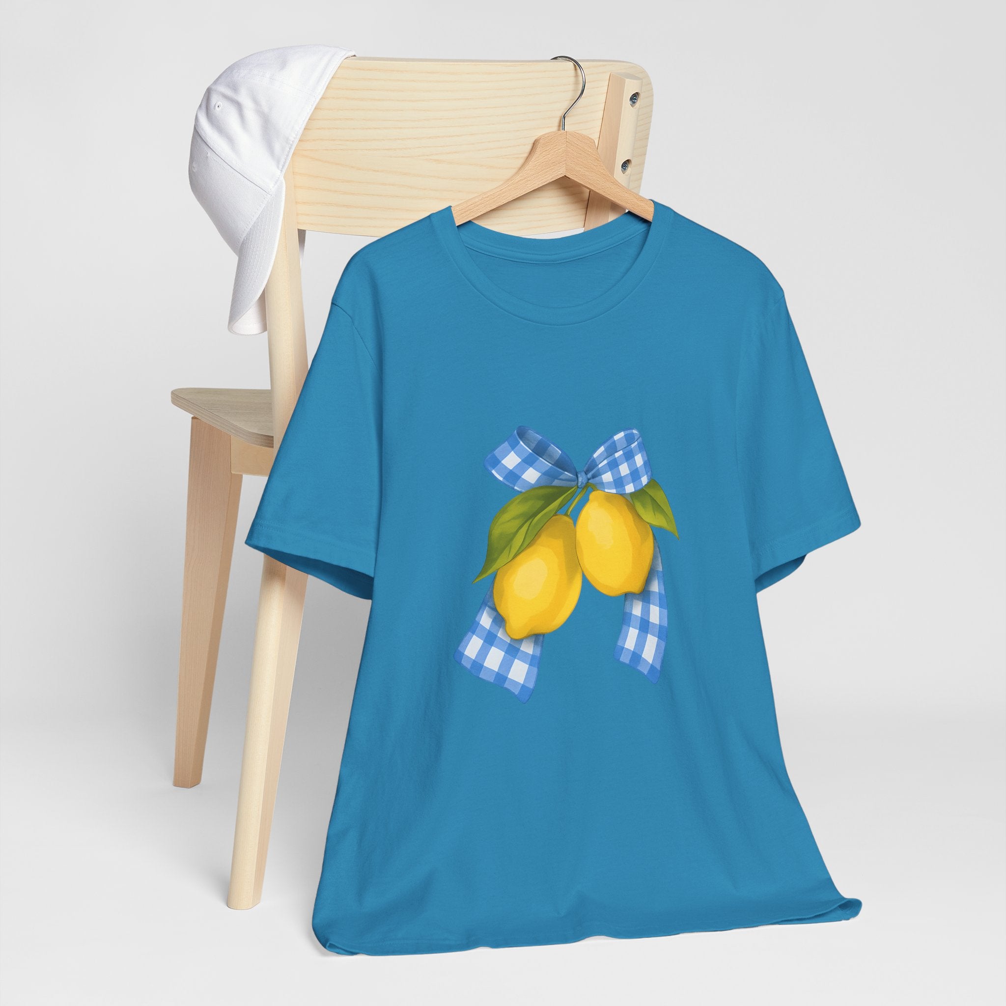 Lemon Blossom Unisex Tee - Summer Vibes, Farmhouse Style, Gifts for Her, Casual Wear, Garden Party Attire