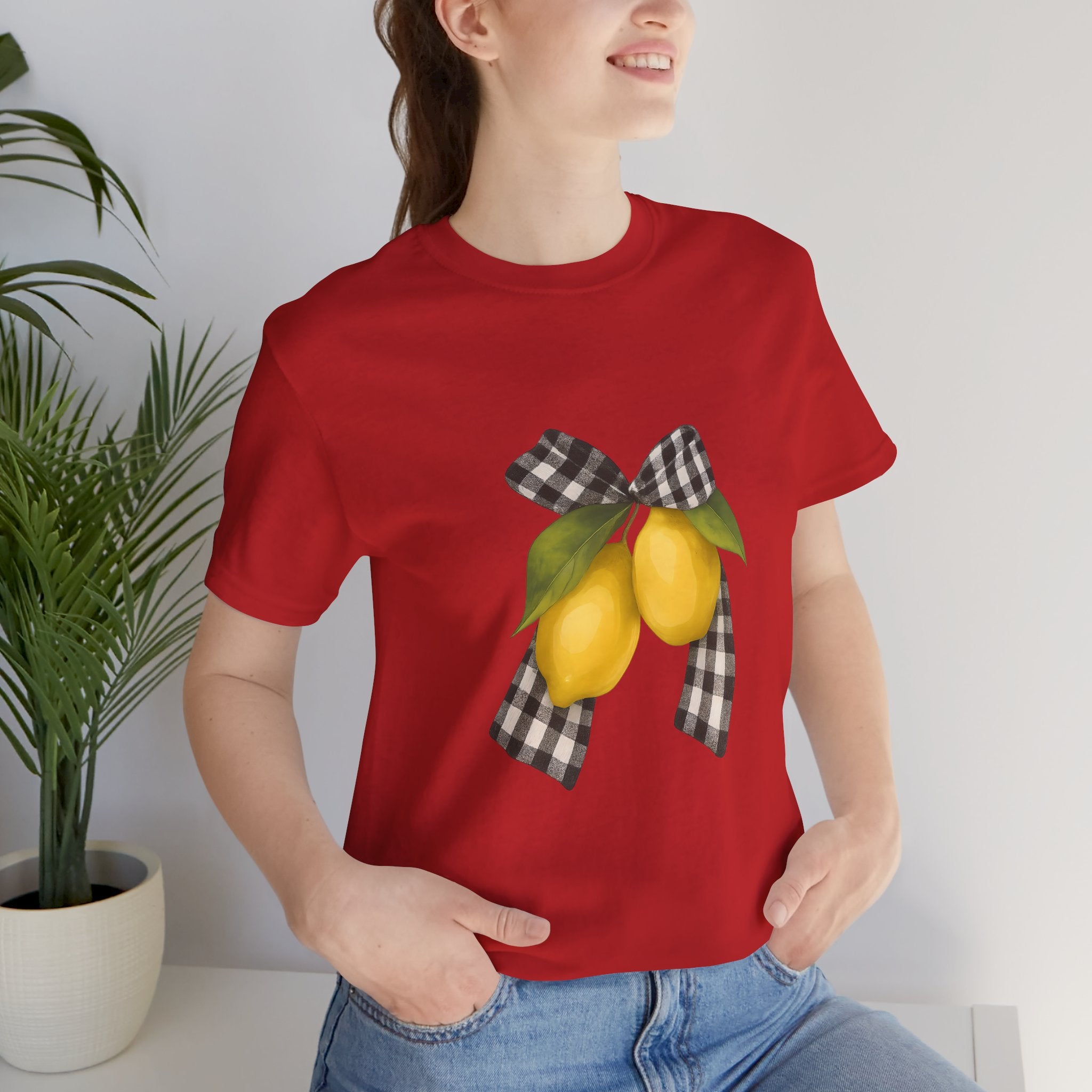 Lemon Print Unisex Tee - Perfect for Summer Parties, Gifts, Everyday wear, Festivals, and Home Decor