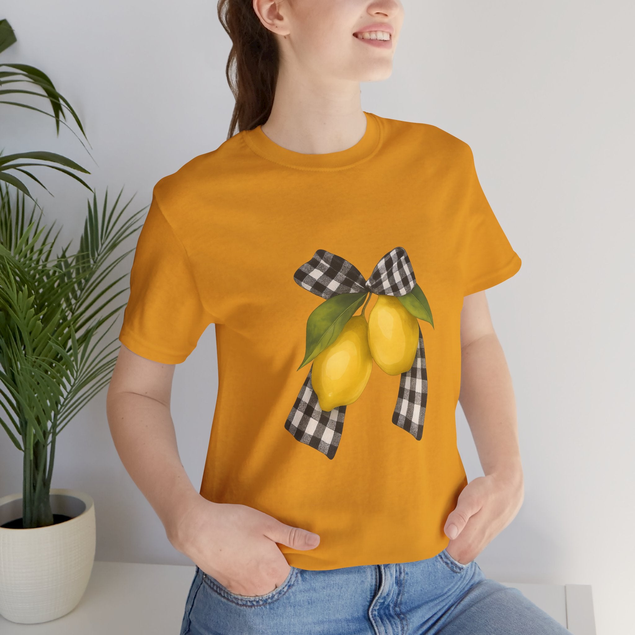 Lemon Print Unisex Tee - Perfect for Summer Parties, Gifts, Everyday wear, Festivals, and Home Decor