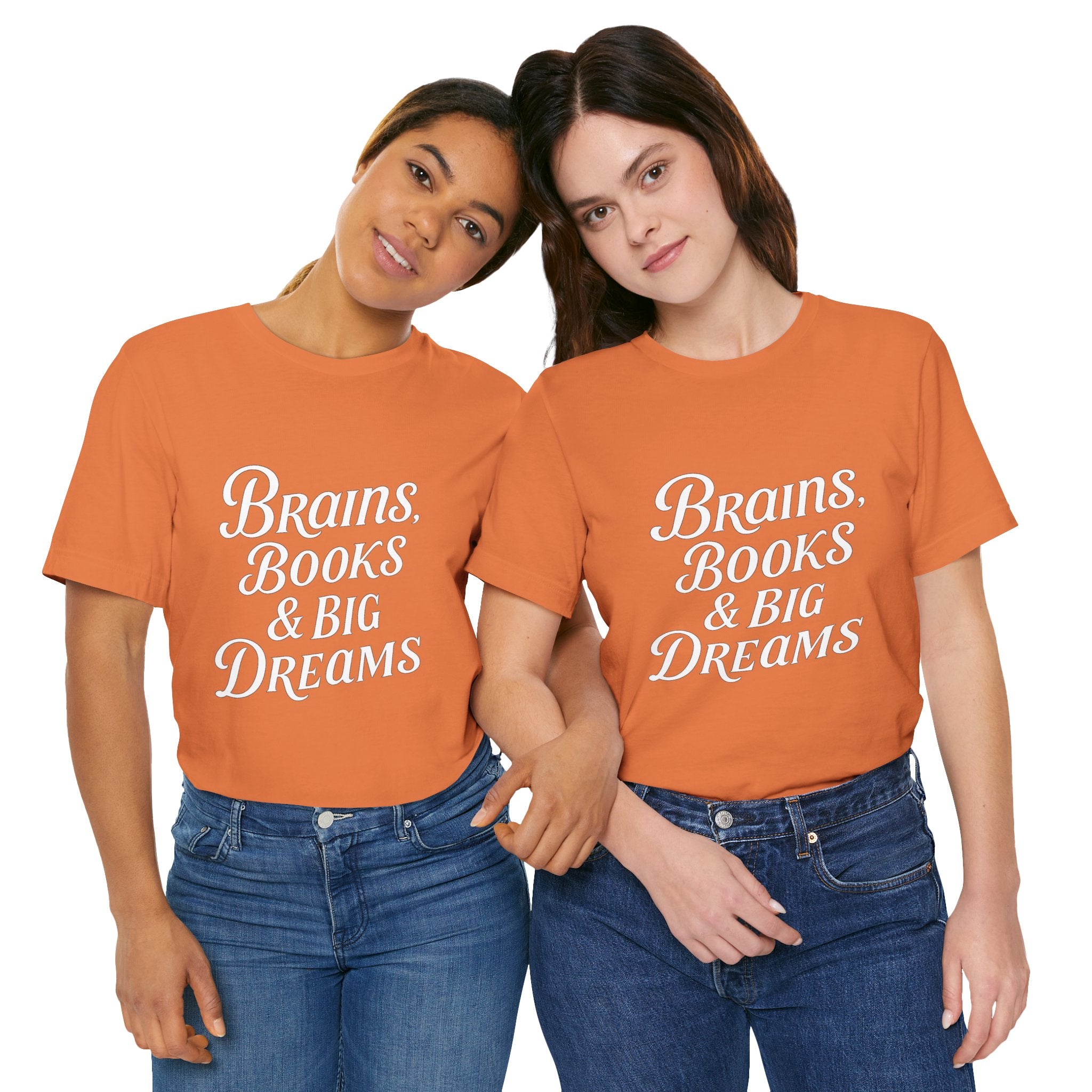 Brainiac Tee, Book Lover Shirt, Big Dreams T-Shirt, Unisex Graphic Top, Intellectual Clothing