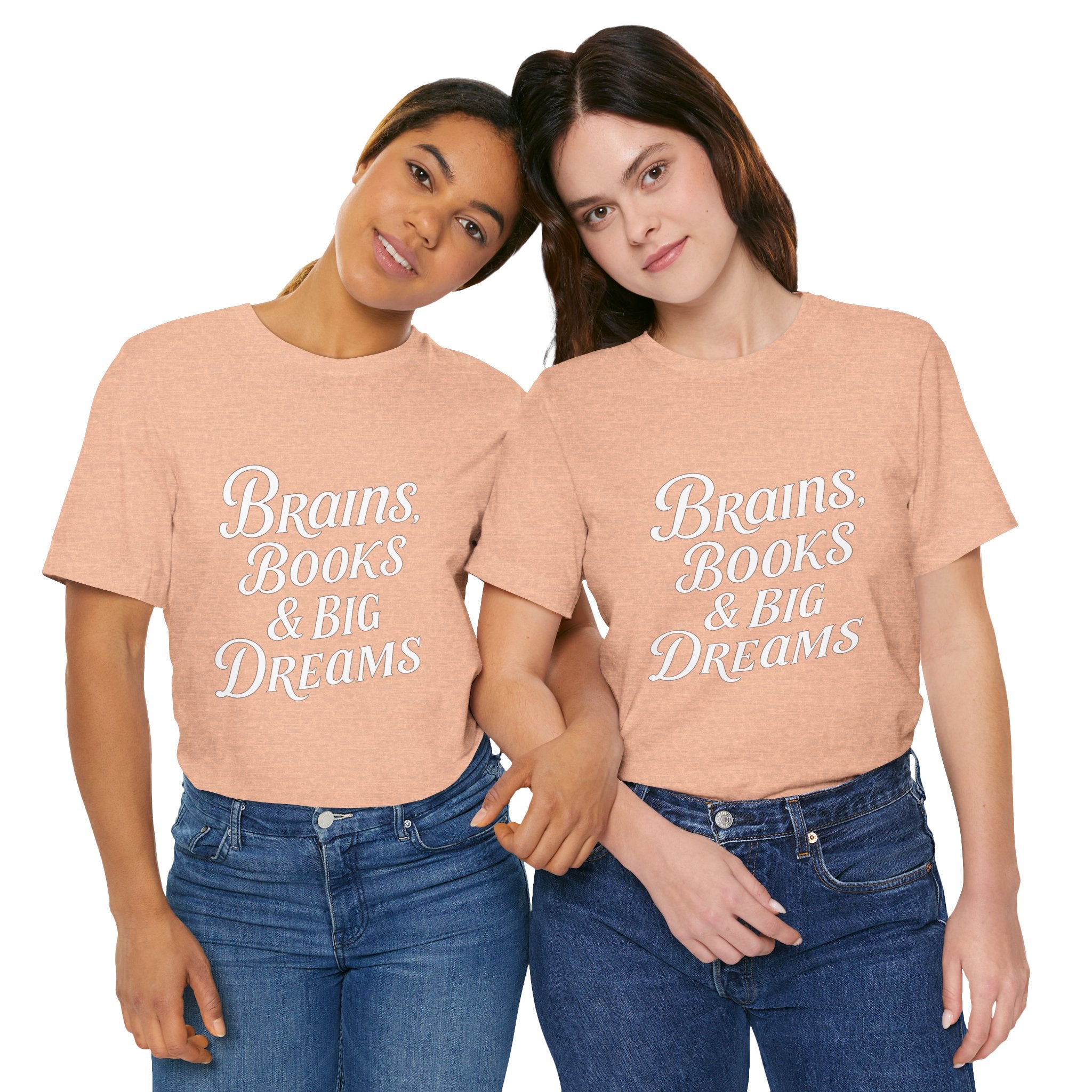 Brainiac Tee, Book Lover Shirt, Big Dreams T-Shirt, Unisex Graphic Top, Intellectual Clothing