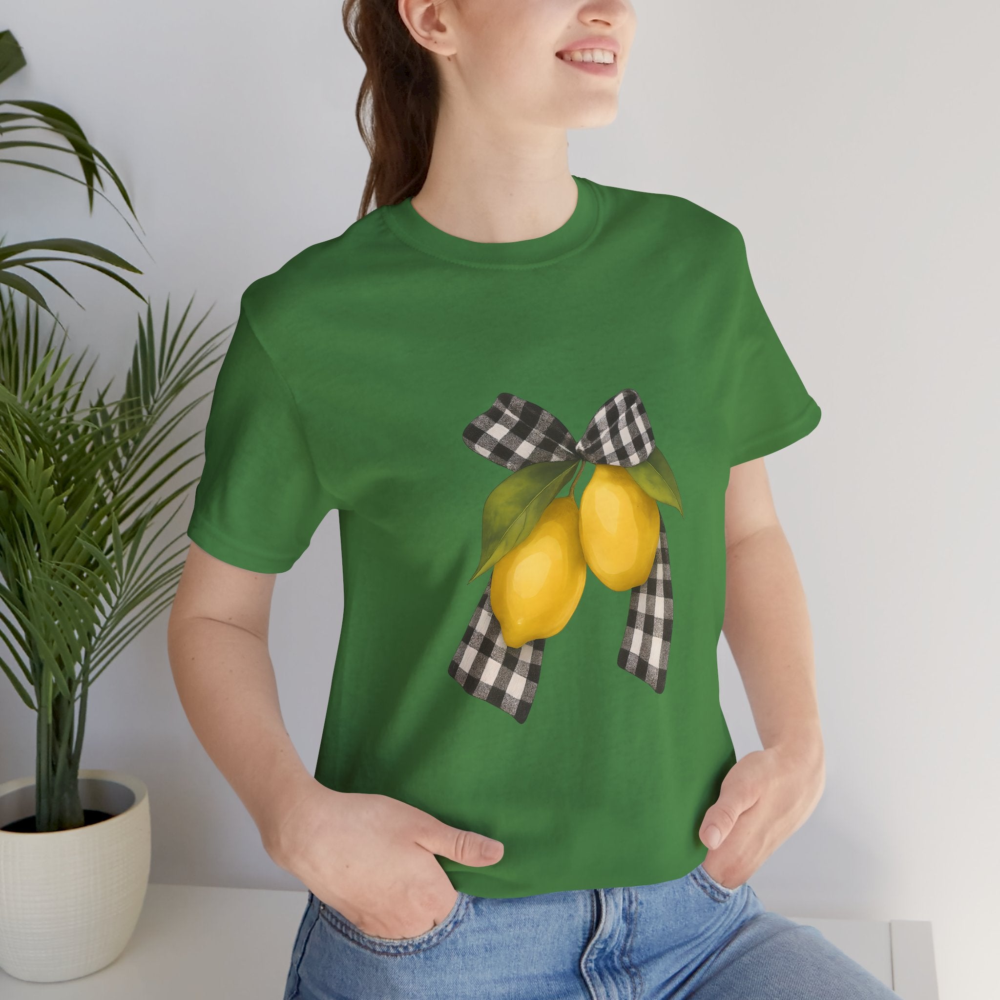 Lemon Print Unisex Tee - Perfect for Summer Parties, Gifts, Everyday wear, Festivals, and Home Decor