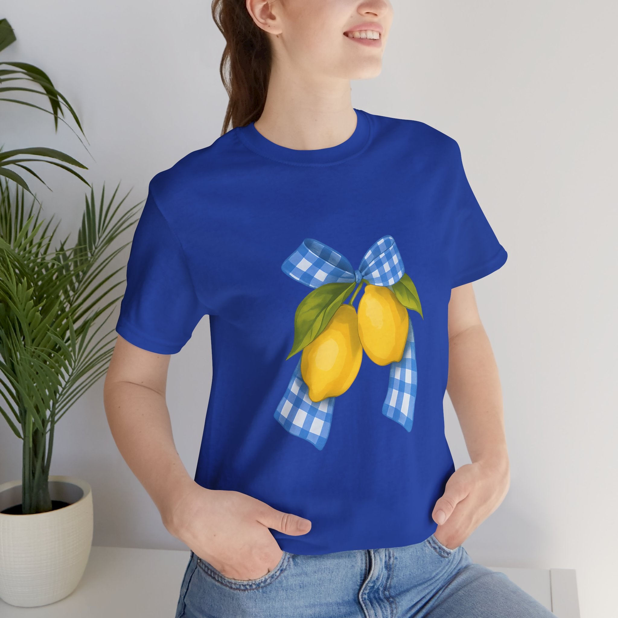 Lemon Blossom Unisex Tee - Summer Vibes, Farmhouse Style, Gifts for Her, Casual Wear, Garden Party Attire