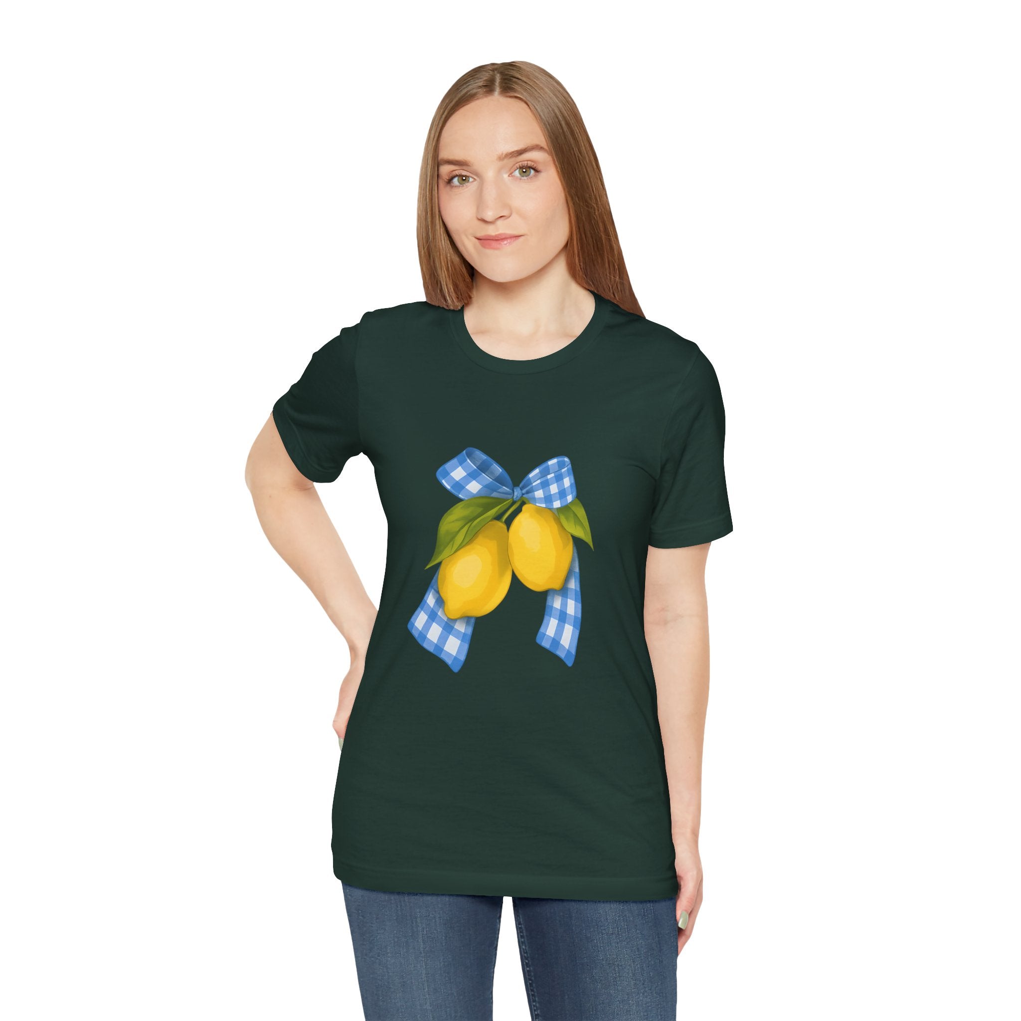Lemon Blossom Unisex Tee - Summer Vibes, Farmhouse Style, Gifts for Her, Casual Wear, Garden Party Attire