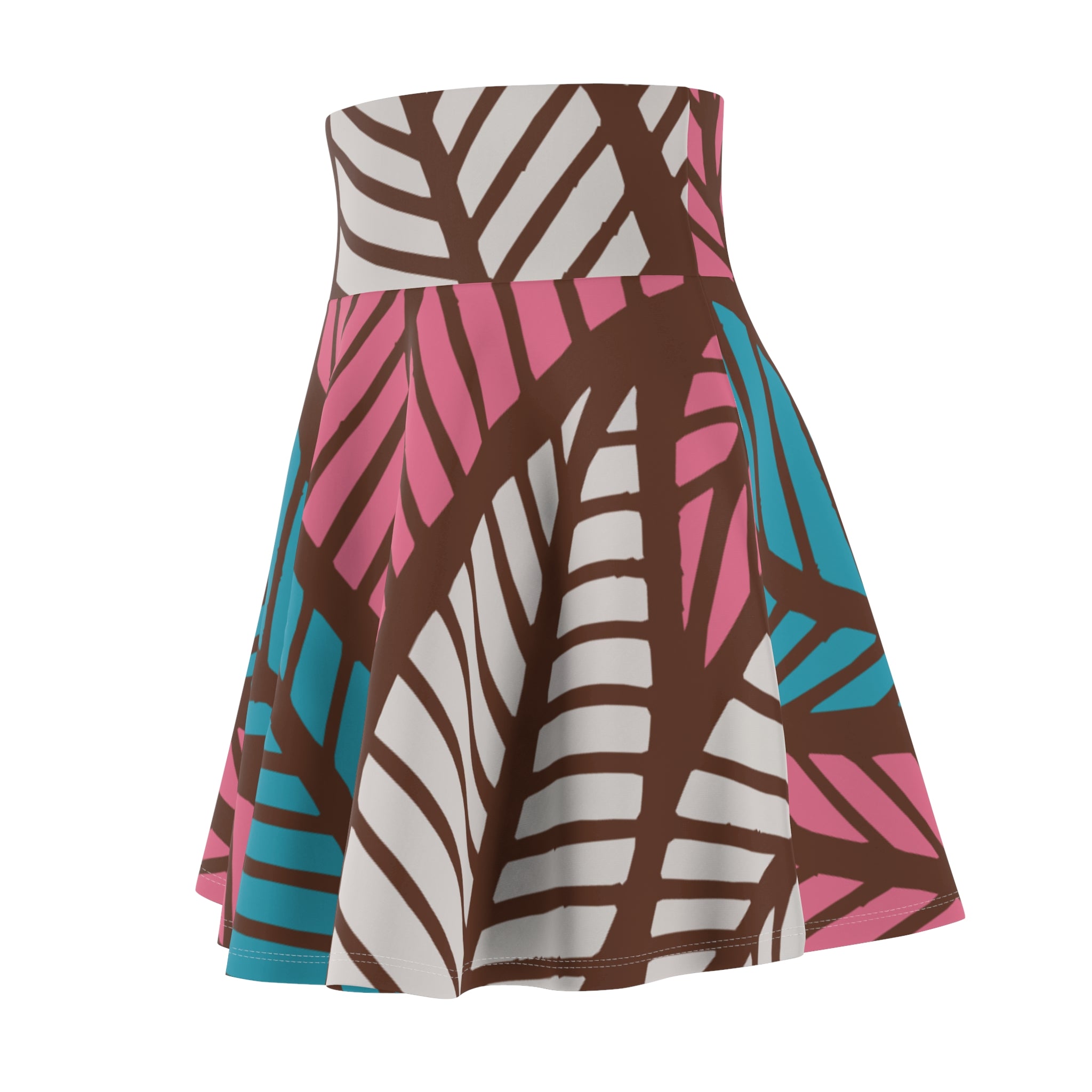 Vibrant Ankara Skater Skirt