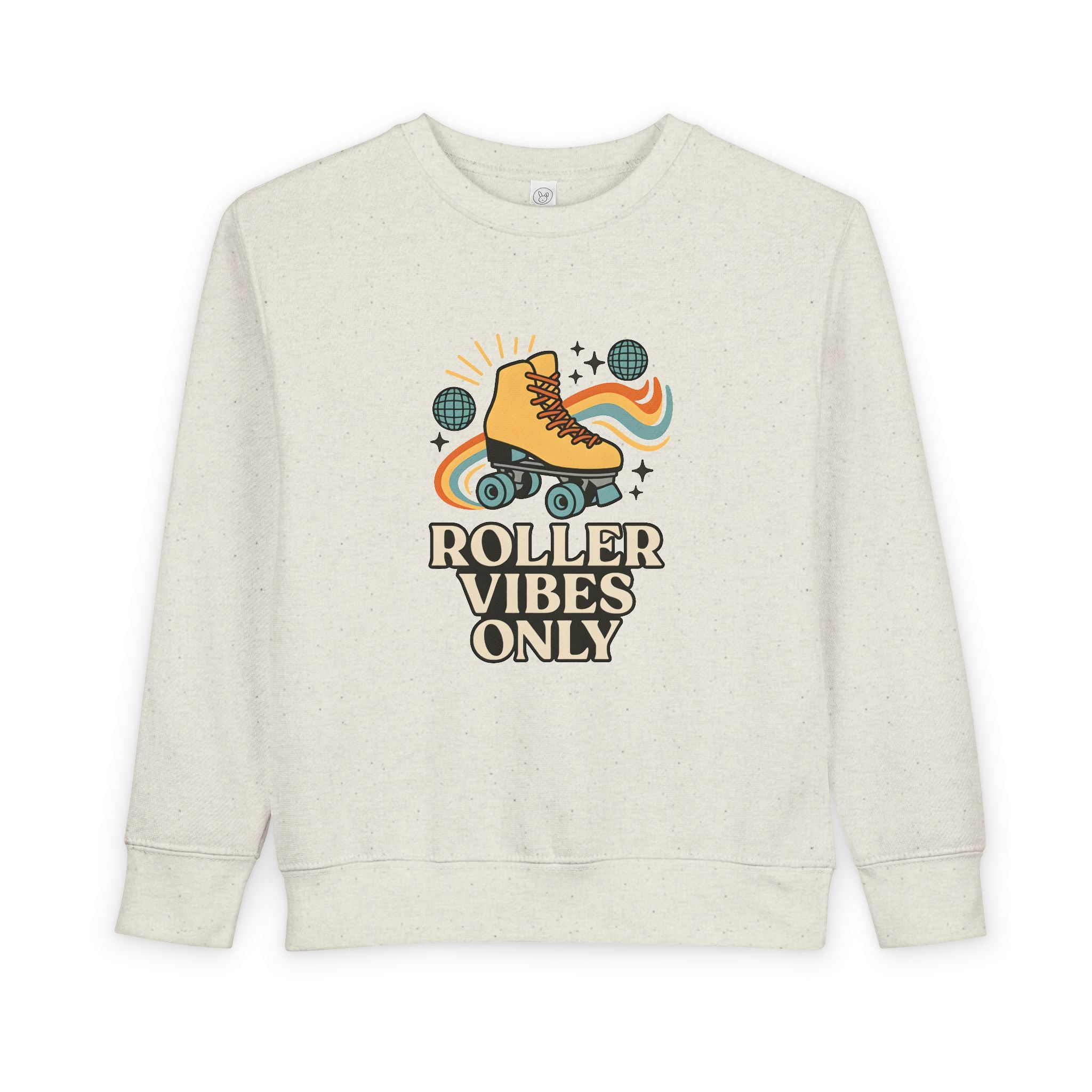 Toddler Roller Skating Sweatshirt, Cozy Toddler Hoodie, Skate Vibes Gift, Trendy Kids Apparel, Retro Roller Rink Style