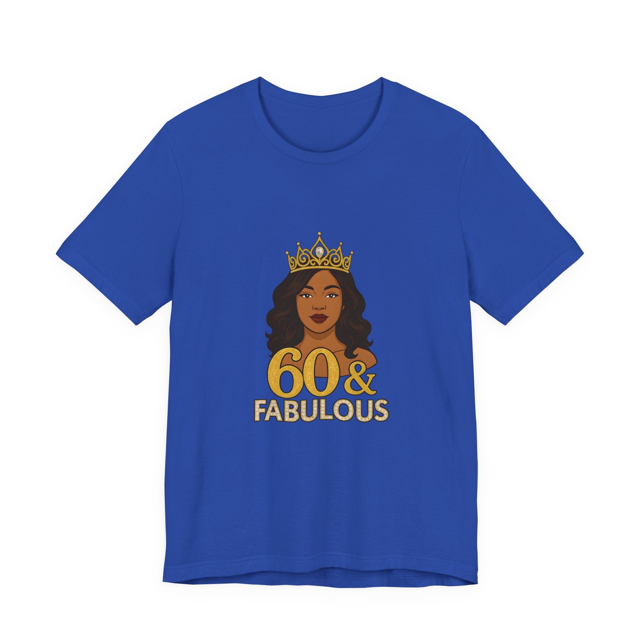 60 & Fabulous Unisex Tee, Birthday Gift Tee, Women's Celebration Shirt, Fun Milestone Birthday Apparel, Perfect for 60th Birthday Party