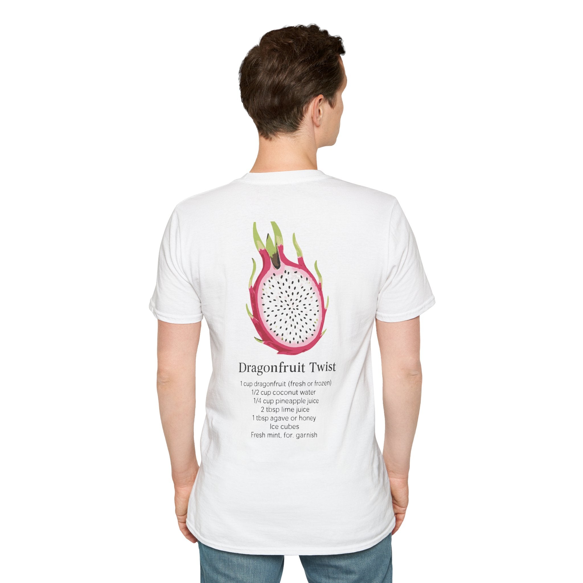 T-Shirt with Dragonfruit Design, Fun Summer Tee, Gift for Fruit Lovers, Cute Casual Wear, Vacation Outfit, Foodie Fashion