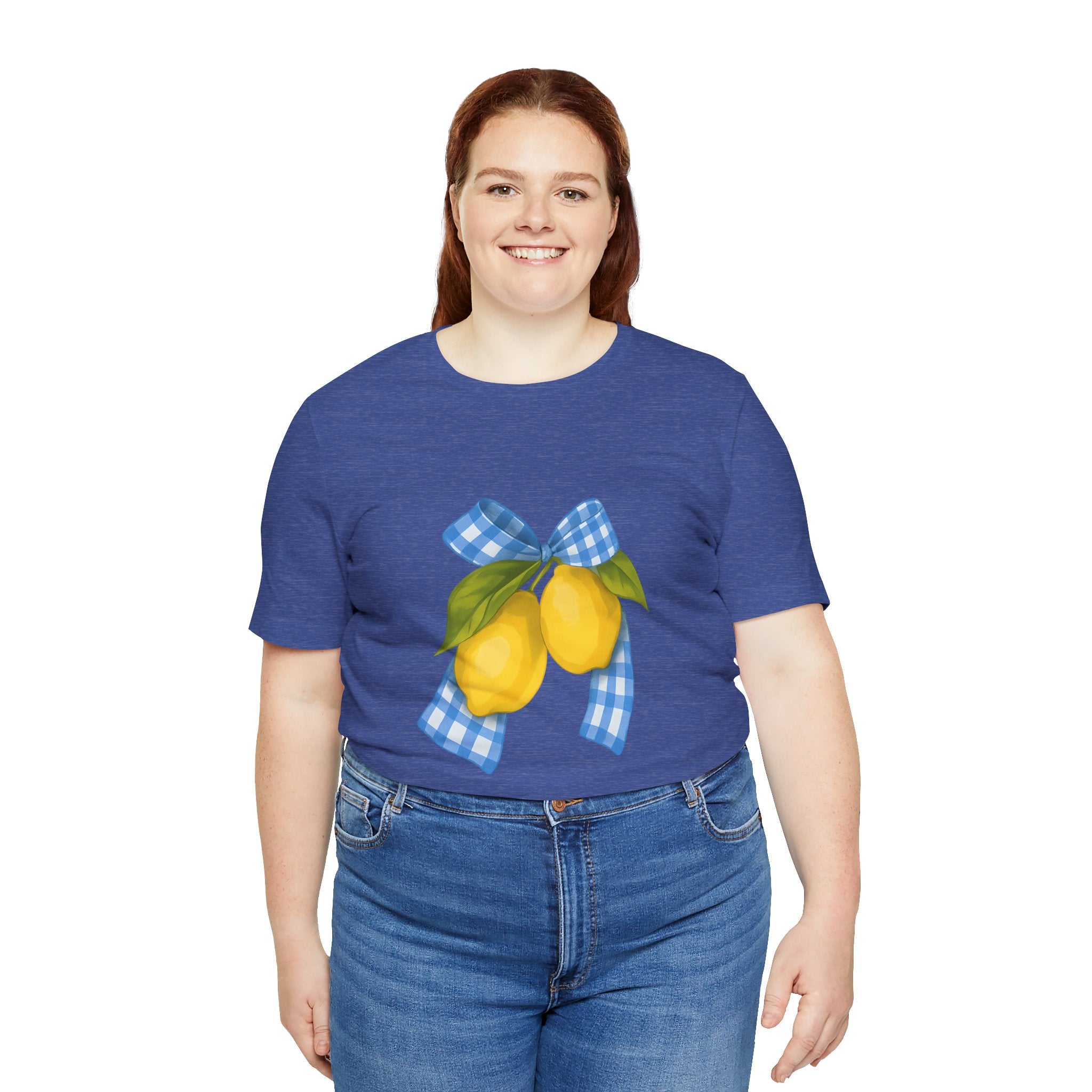 Lemon Blossom Unisex Tee - Summer Vibes, Farmhouse Style, Gifts for Her, Casual Wear, Garden Party Attire