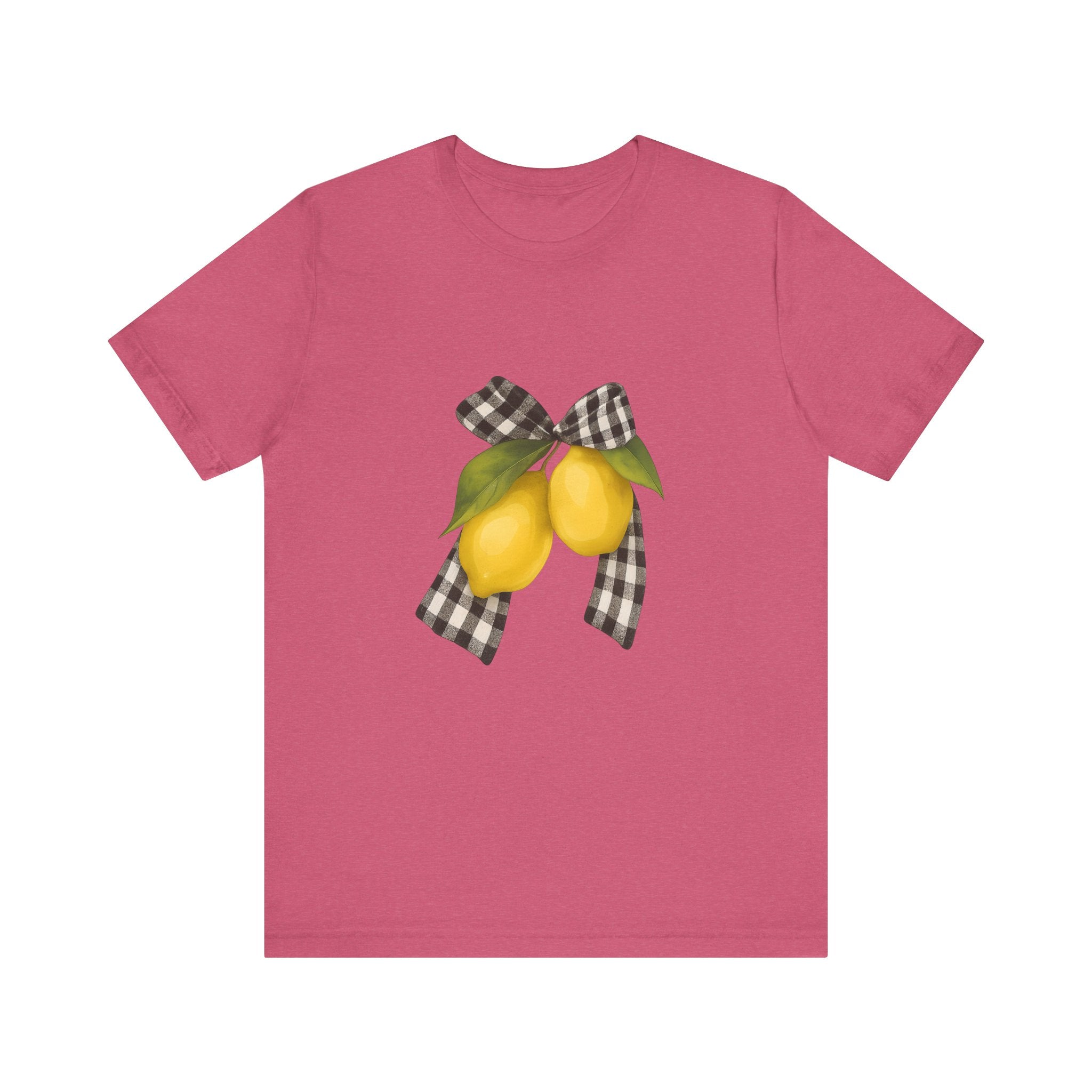 Lemon Print Unisex Tee - Perfect for Summer Parties, Gifts, Everyday wear, Festivals, and Home Decor