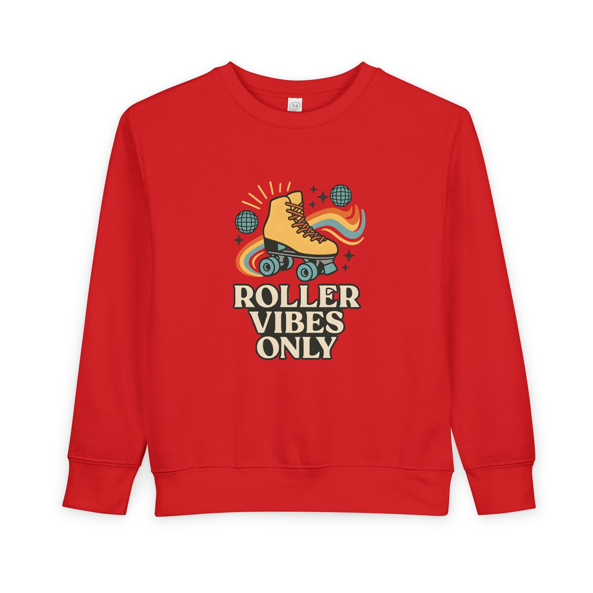Toddler Roller Skating Sweatshirt, Cozy Toddler Hoodie, Skate Vibes Gift, Trendy Kids Apparel, Retro Roller Rink Style