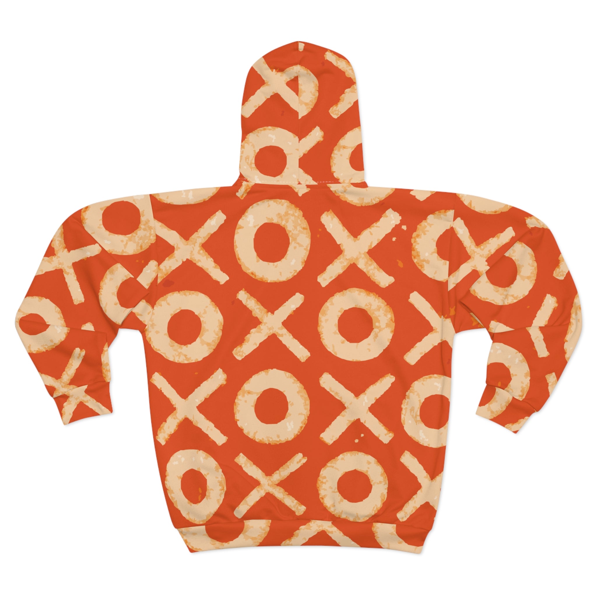 Playful Unisex Zip Hoodie, Cozy Casual Wear, Trendy Street Style, Perfect for Gift, Holiday Apparel, Festive Layering