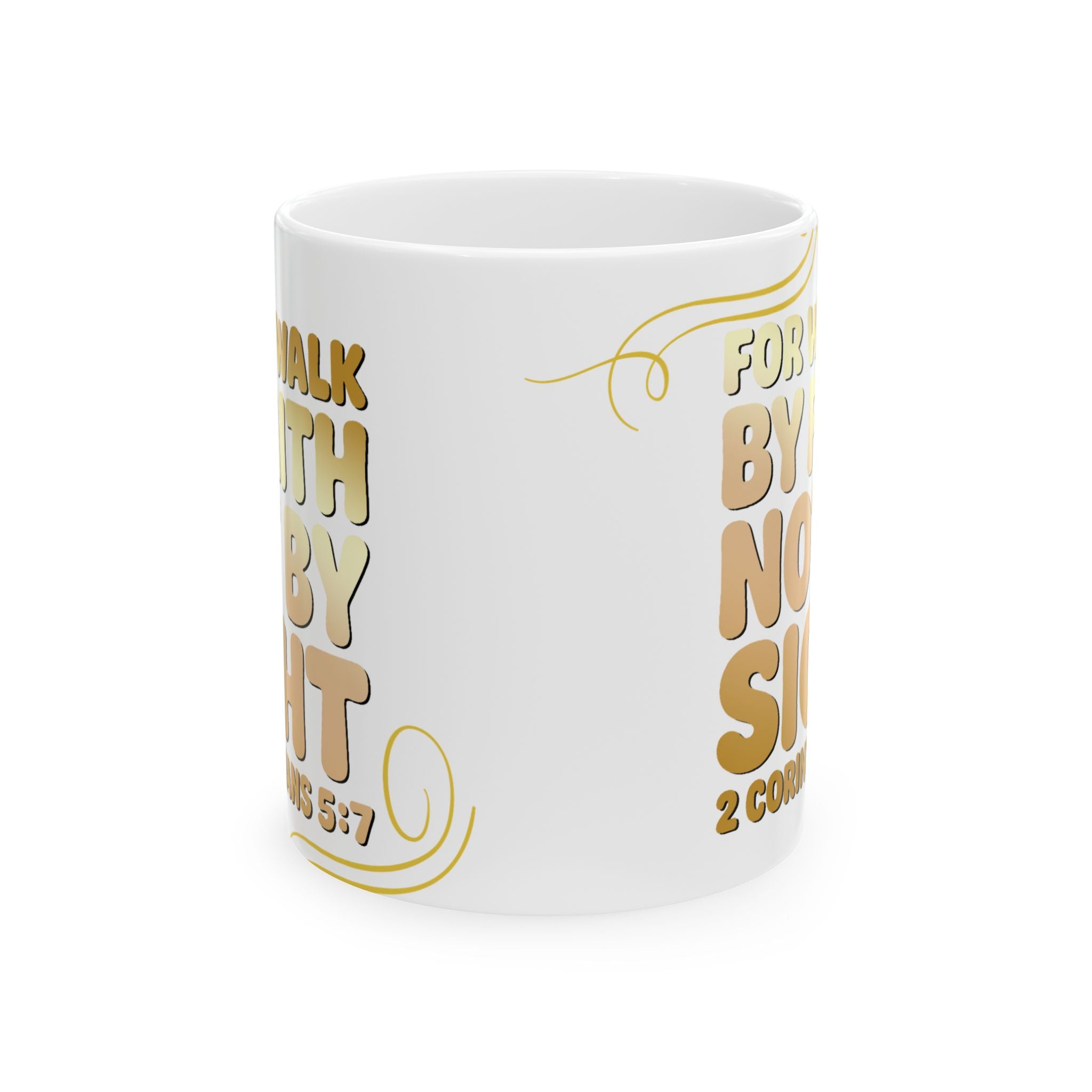 Faith-Inspired Ceramic Mug, Inspirational Coffee Cup for Daily Motivation, Bible Verse Gift, Christian Home Décor, Scripture Mug