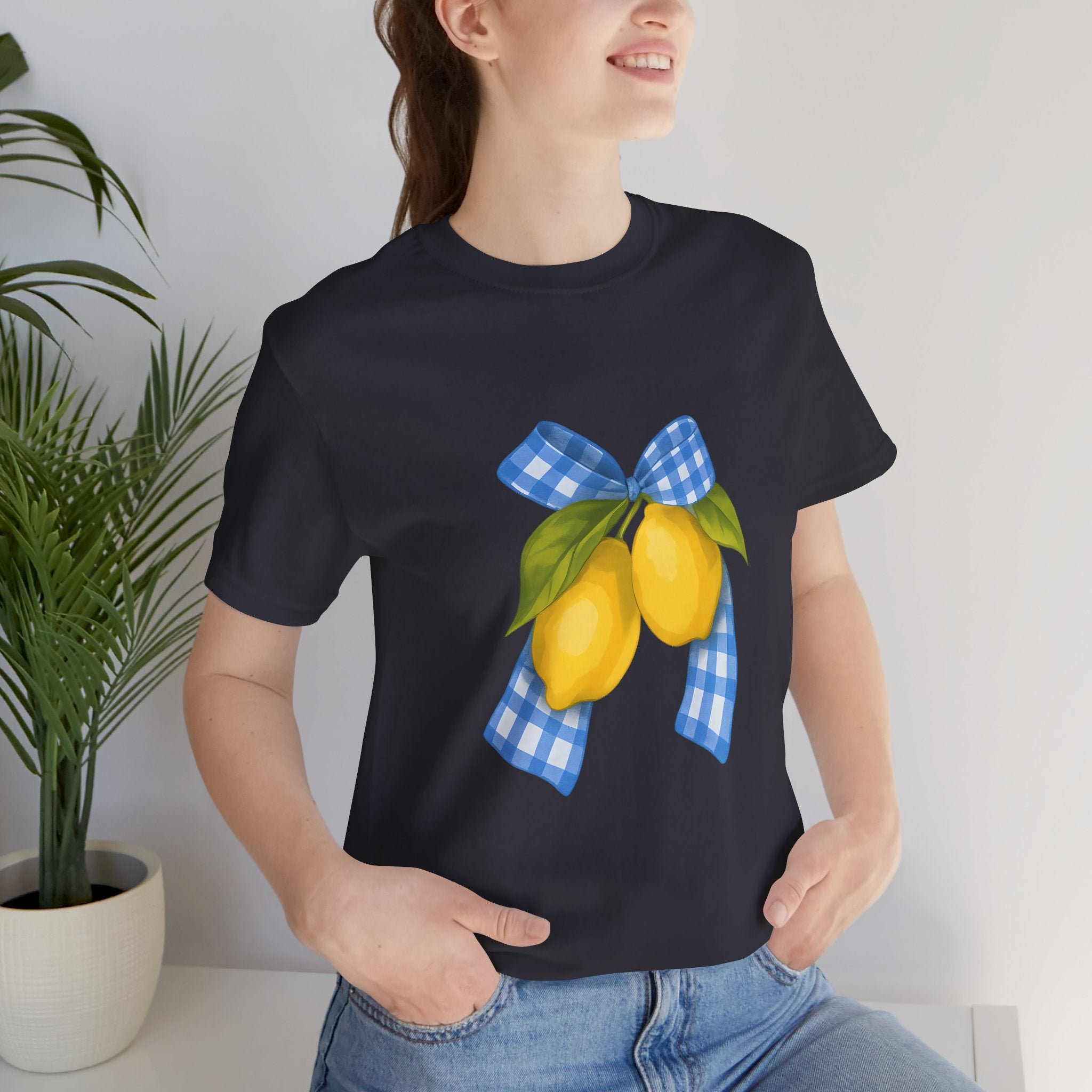 Lemon Blossom Unisex Tee - Summer Vibes, Farmhouse Style, Gifts for Her, Casual Wear, Garden Party Attire