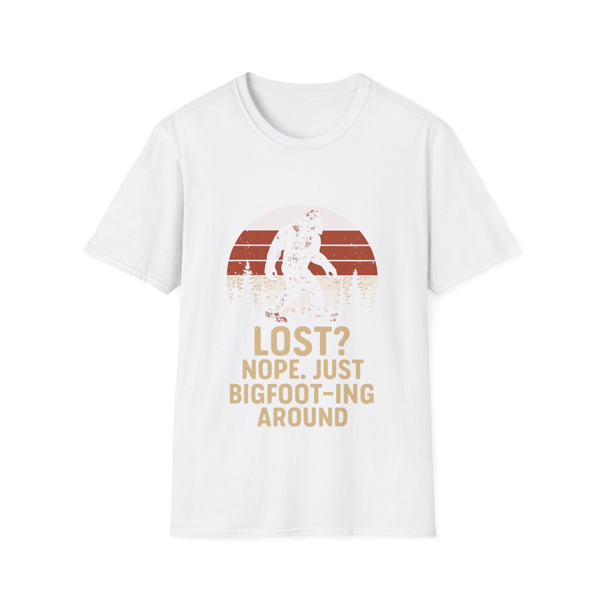 Bigfoot Adventure T-Shirt - Fun Unisex Tee for Nature Lovers, Casual Wear, Gift for Outdoorsy Friends, Hiking Gear, Unique Apparel