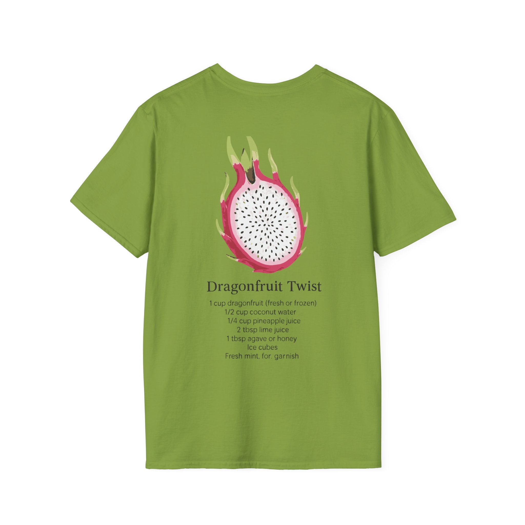 T-Shirt with Dragonfruit Design, Fun Summer Tee, Gift for Fruit Lovers, Cute Casual Wear, Vacation Outfit, Foodie Fashion