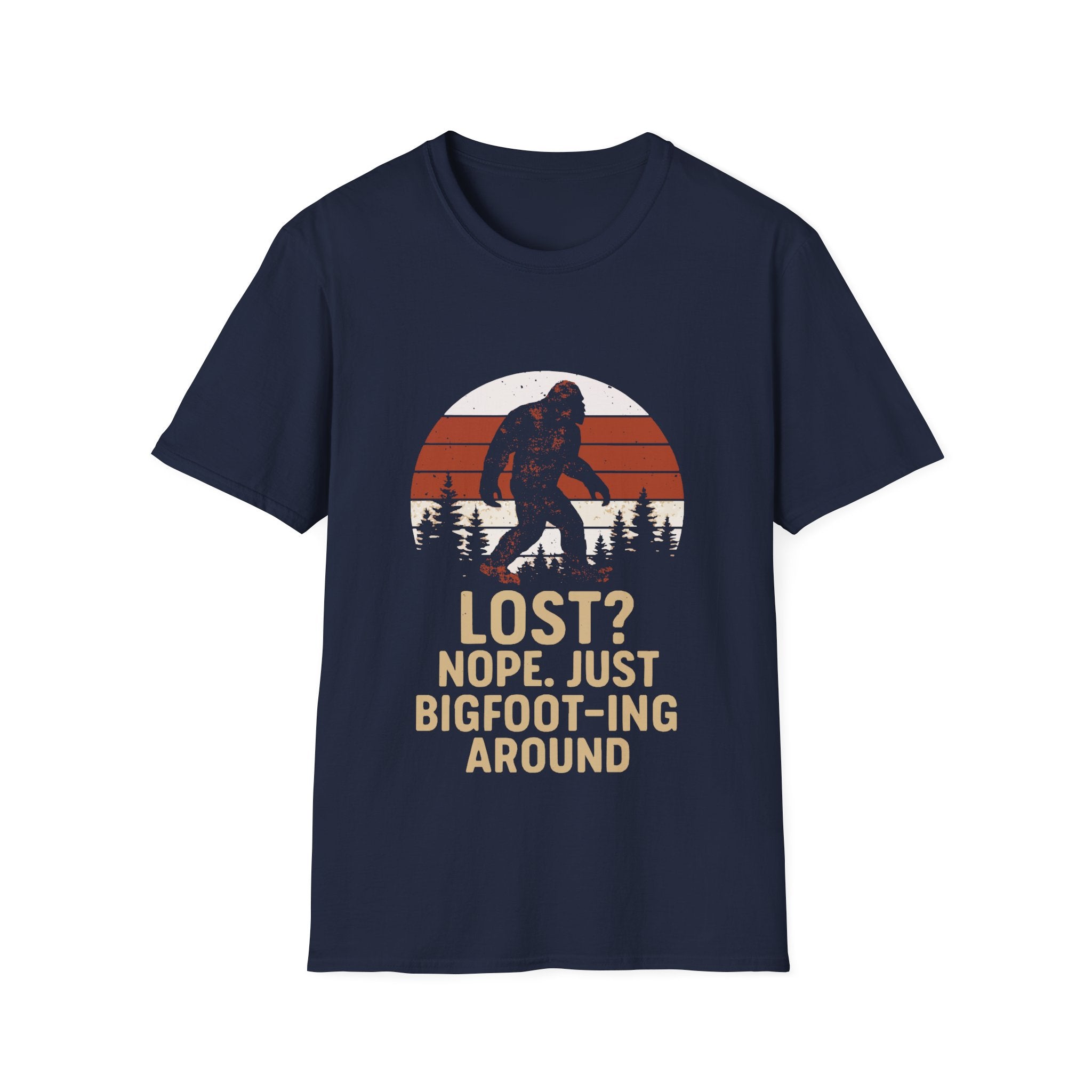 Bigfoot Adventure T-Shirt - Fun Unisex Tee for Nature Lovers, Casual Wear, Gift for Outdoorsy Friends, Hiking Gear, Unique Apparel