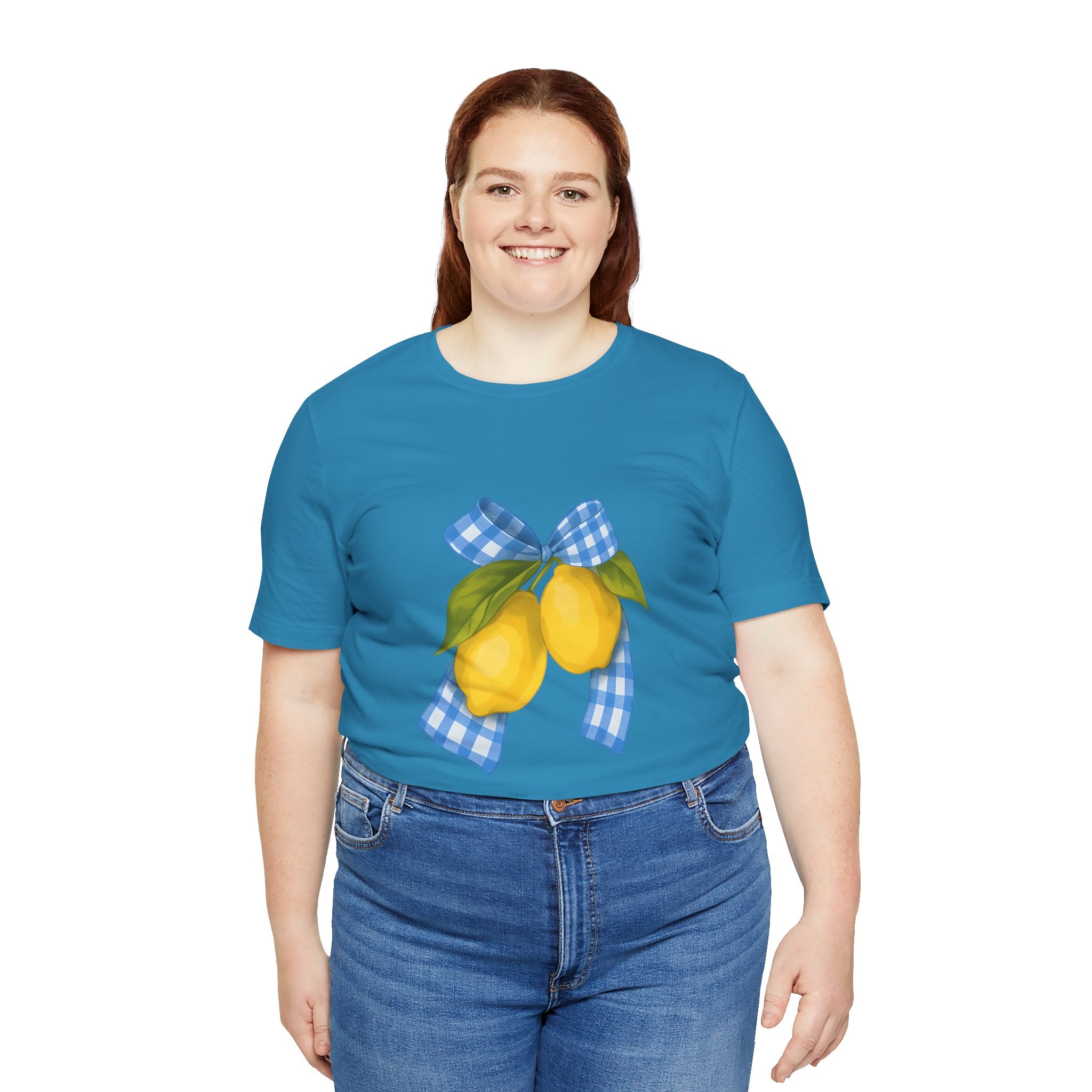 Lemon Blossom Unisex Tee - Summer Vibes, Farmhouse Style, Gifts for Her, Casual Wear, Garden Party Attire