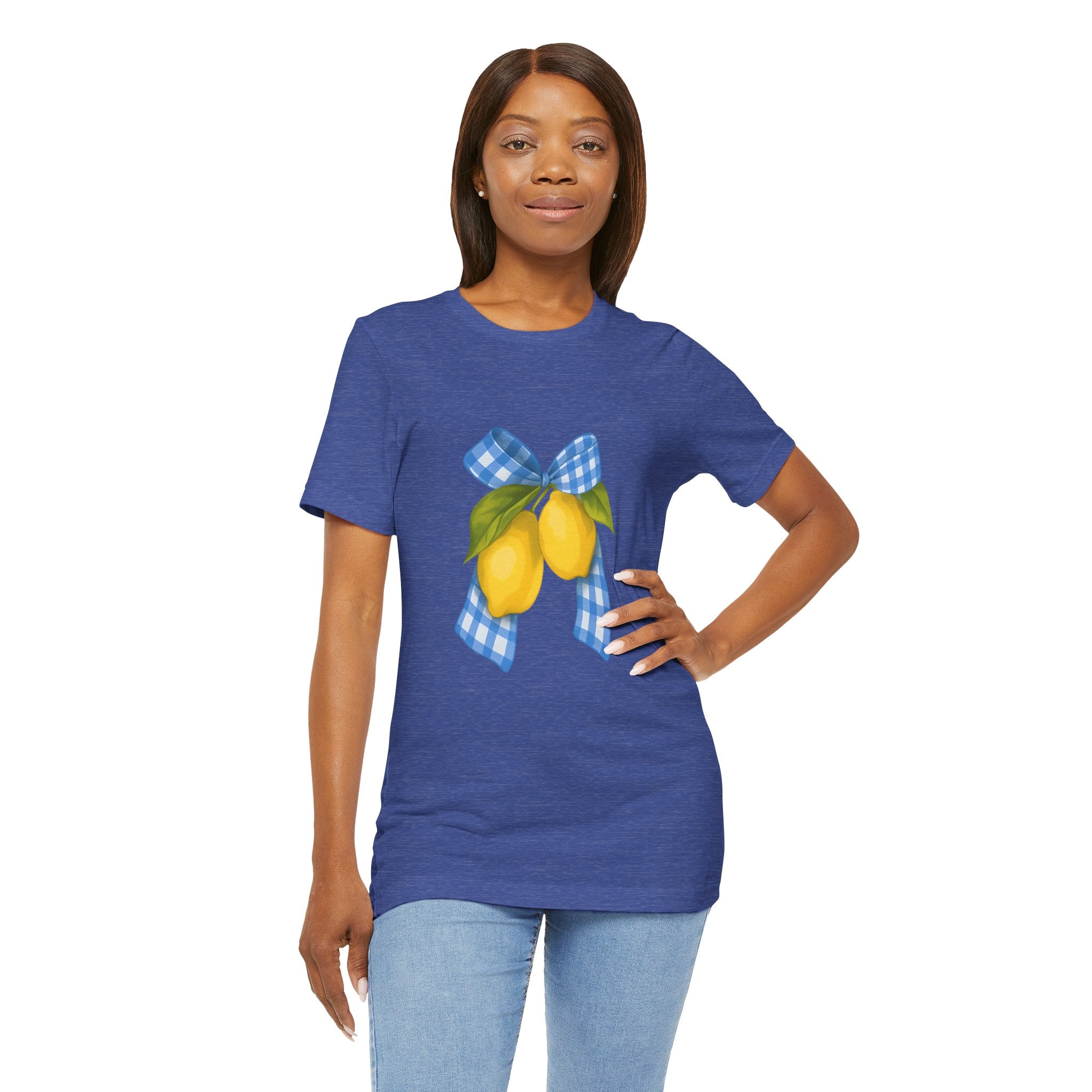 Lemon Blossom Unisex Tee - Summer Vibes, Farmhouse Style, Gifts for Her, Casual Wear, Garden Party Attire