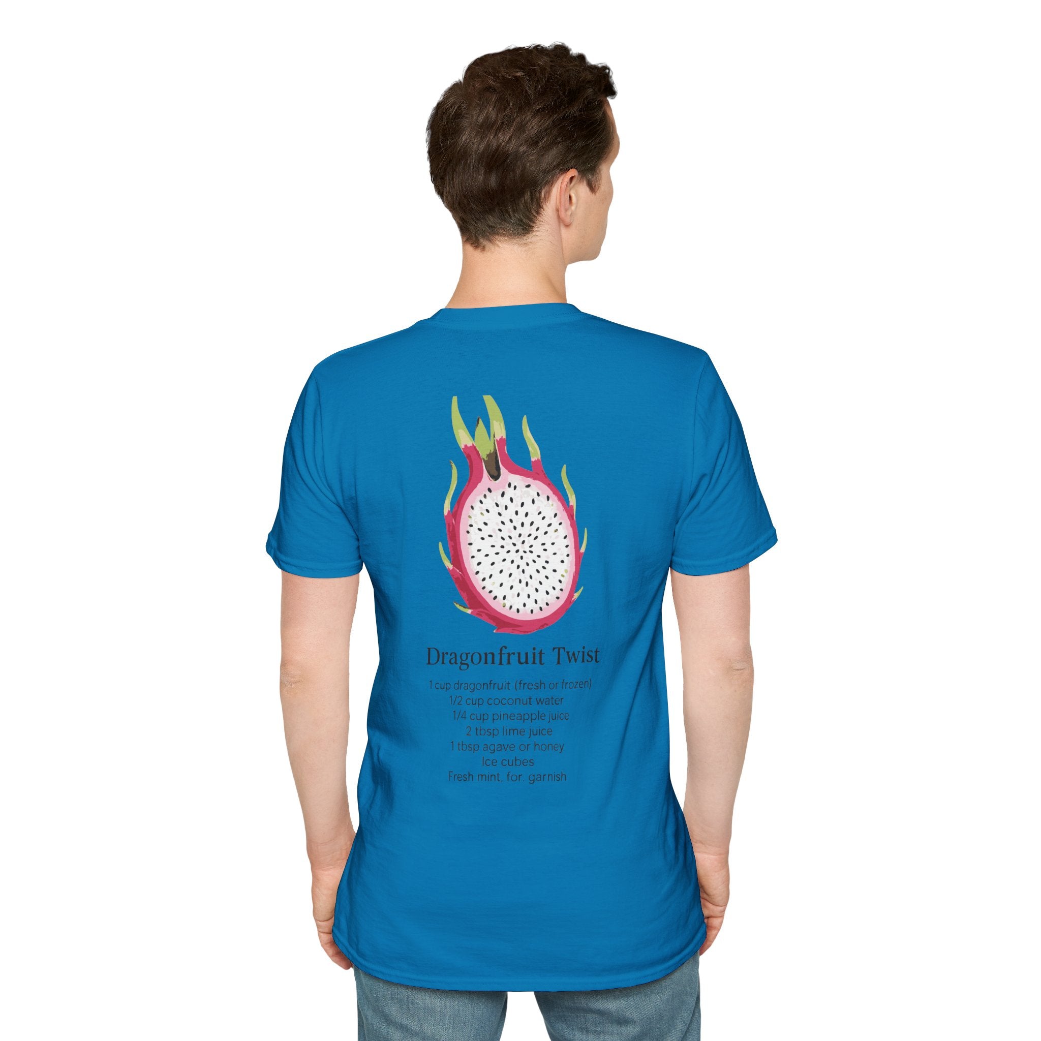 T-Shirt with Dragonfruit Design, Fun Summer Tee, Gift for Fruit Lovers, Cute Casual Wear, Vacation Outfit, Foodie Fashion