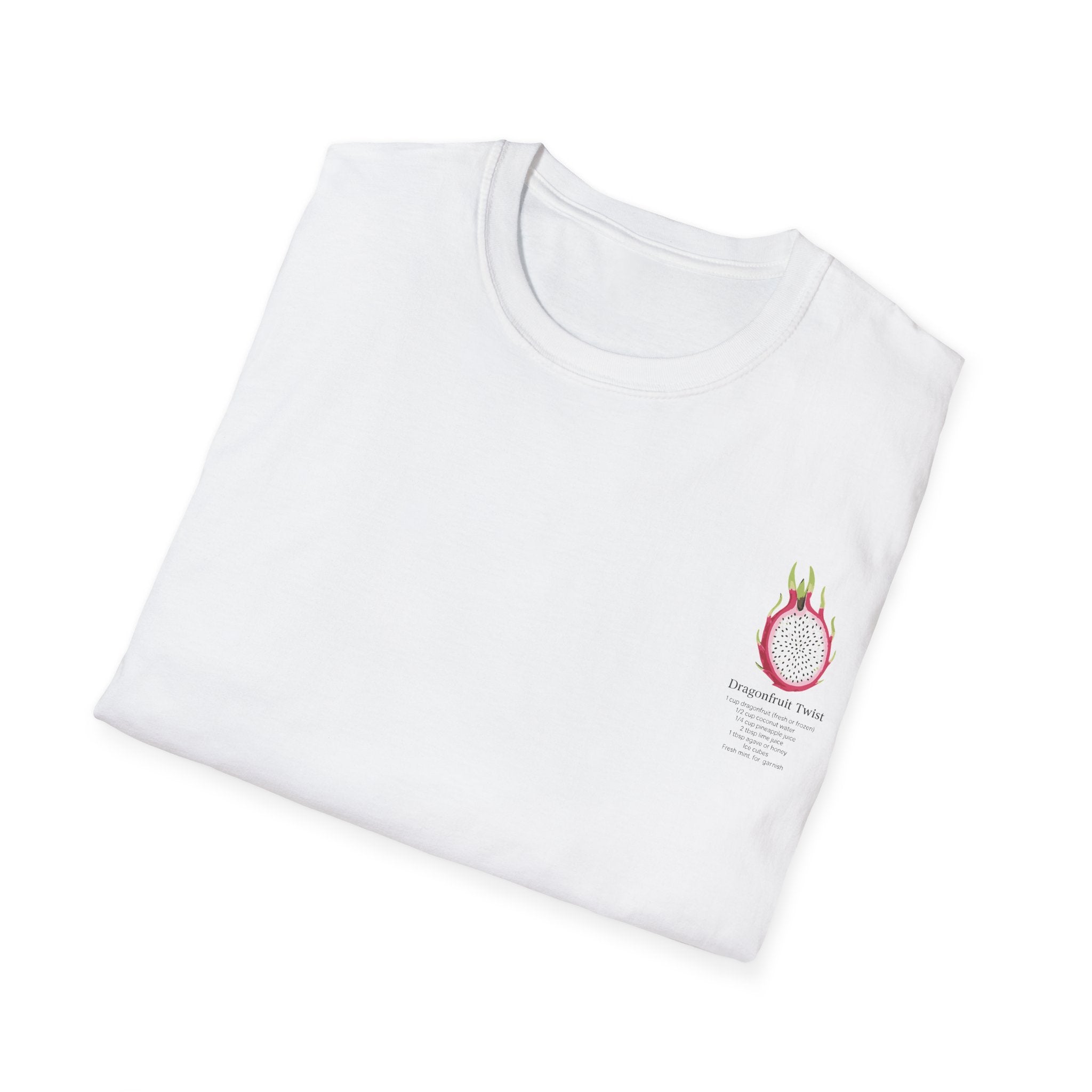 T-Shirt with Dragonfruit Design, Fun Summer Tee, Gift for Fruit Lovers, Cute Casual Wear, Vacation Outfit, Foodie Fashion