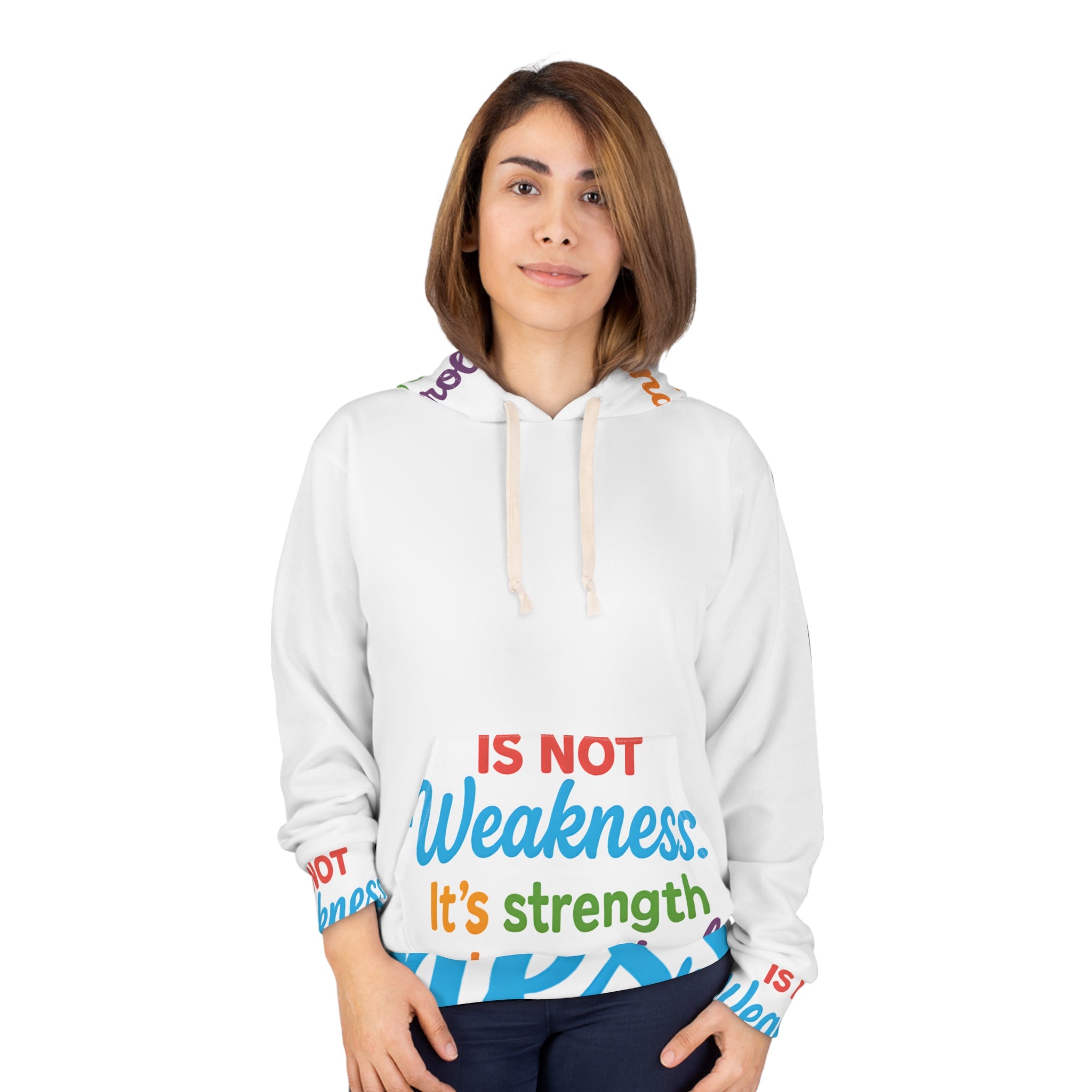 Meekness is not weakness Unisex Pullover Hoodie, Strength Under Control, Inspirational Sweatshirt, Motivational Jumper, Positive Quote
