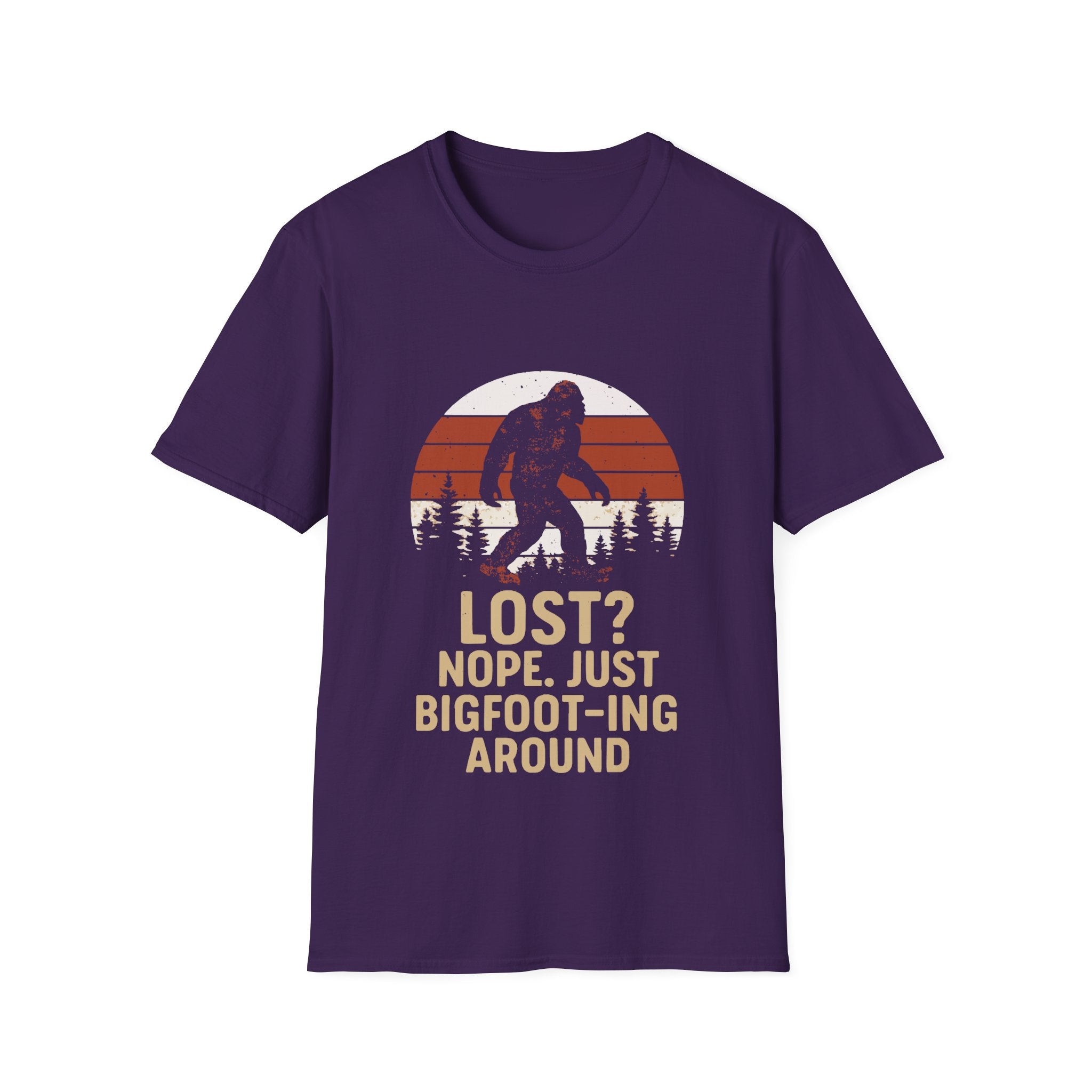 Bigfoot Adventure T-Shirt - Fun Unisex Tee for Nature Lovers, Casual Wear, Gift for Outdoorsy Friends, Hiking Gear, Unique Apparel