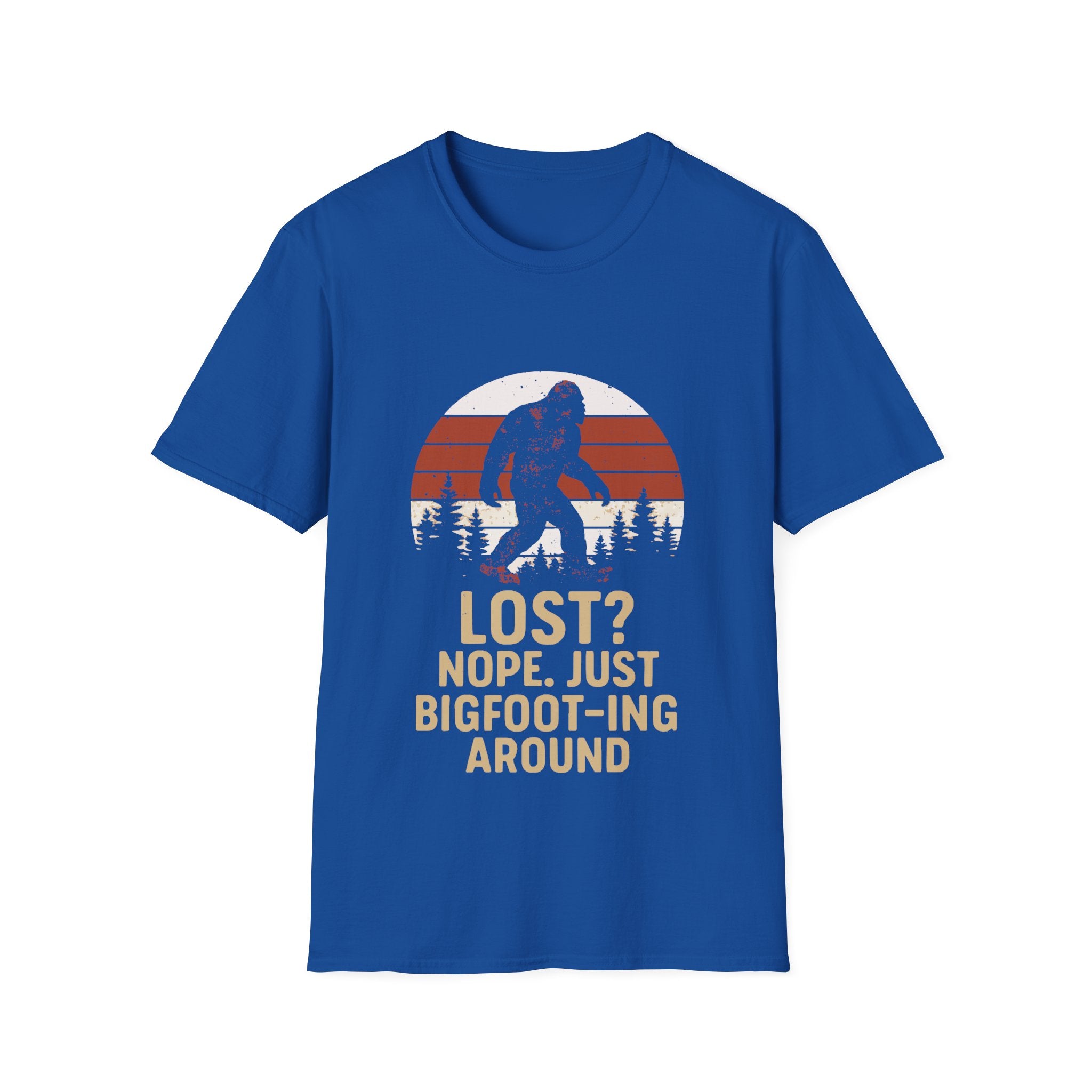 Bigfoot Adventure T-Shirt - Fun Unisex Tee for Nature Lovers, Casual Wear, Gift for Outdoorsy Friends, Hiking Gear, Unique Apparel
