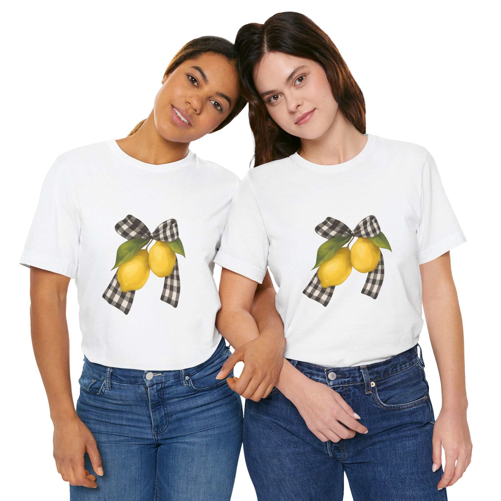 Lemon Print Unisex Tee - Perfect for Summer Parties, Gifts, Everyday wear, Festivals, and Home Decor