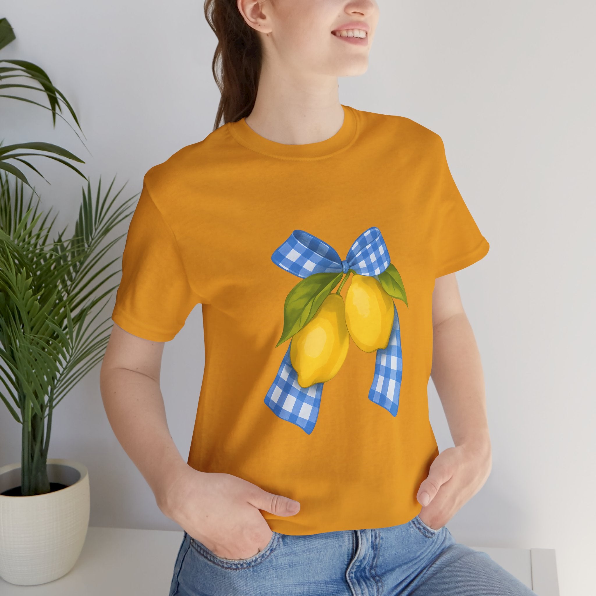 Lemon Blossom Unisex Tee - Summer Vibes, Farmhouse Style, Gifts for Her, Casual Wear, Garden Party Attire
