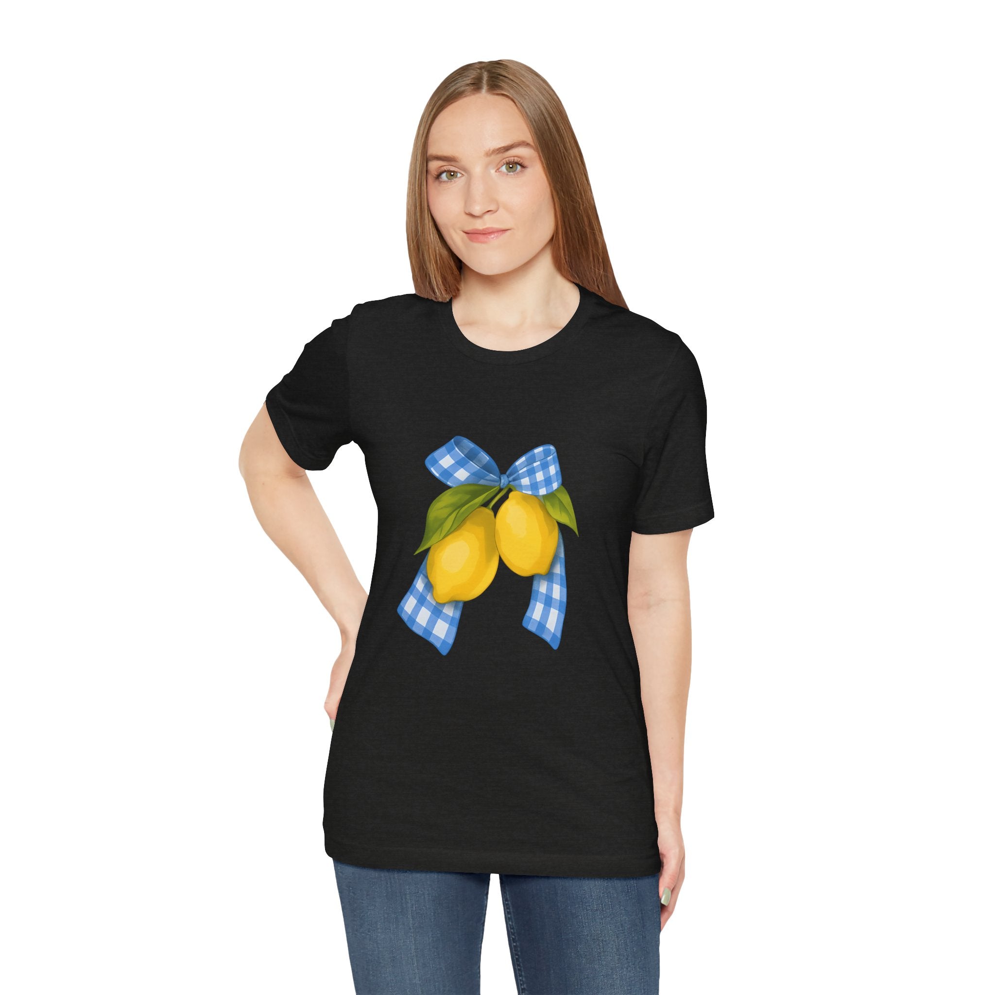 Lemon Blossom Unisex Tee - Summer Vibes, Farmhouse Style, Gifts for Her, Casual Wear, Garden Party Attire