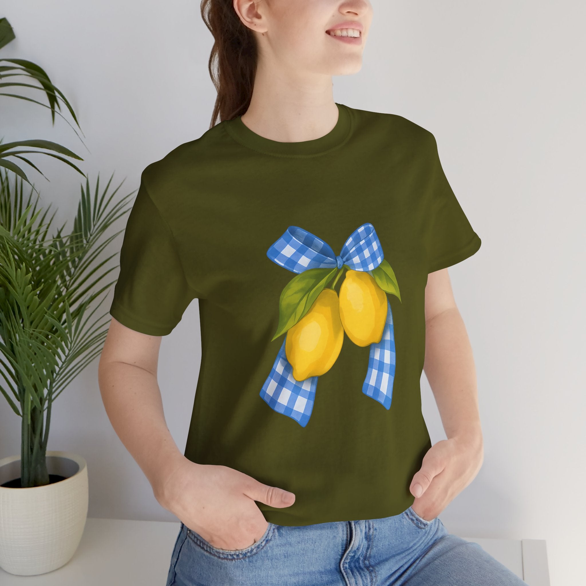 Lemon Blossom Unisex Tee - Summer Vibes, Farmhouse Style, Gifts for Her, Casual Wear, Garden Party Attire