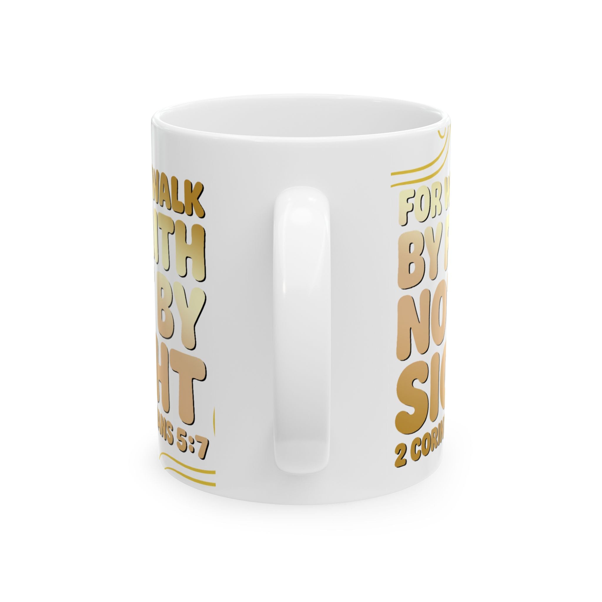 Faith-Inspired Ceramic Mug, Inspirational Coffee Cup for Daily Motivation, Bible Verse Gift, Christian Home Décor, Scripture Mug