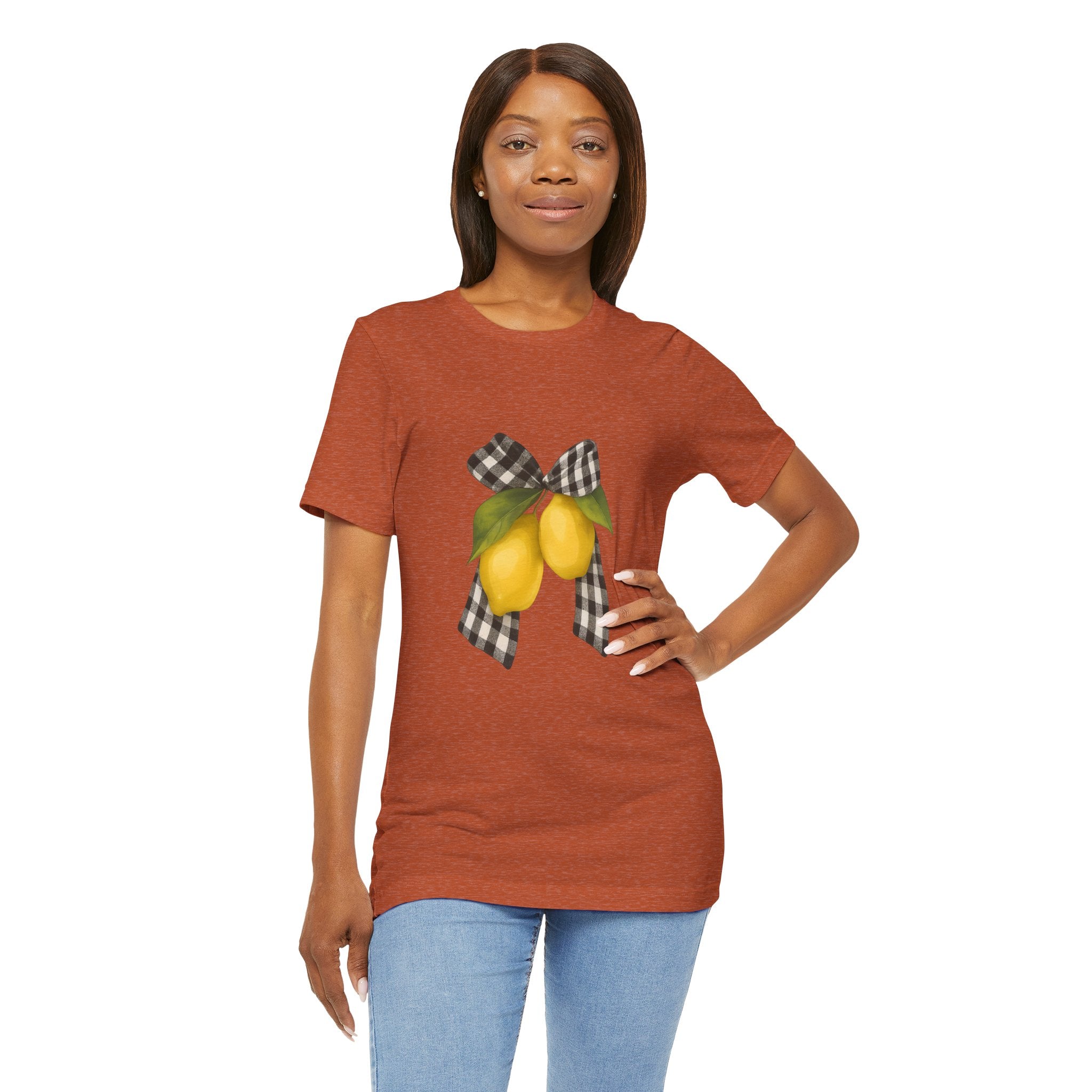 Lemon Print Unisex Tee - Perfect for Summer Parties, Gifts, Everyday wear, Festivals, and Home Decor