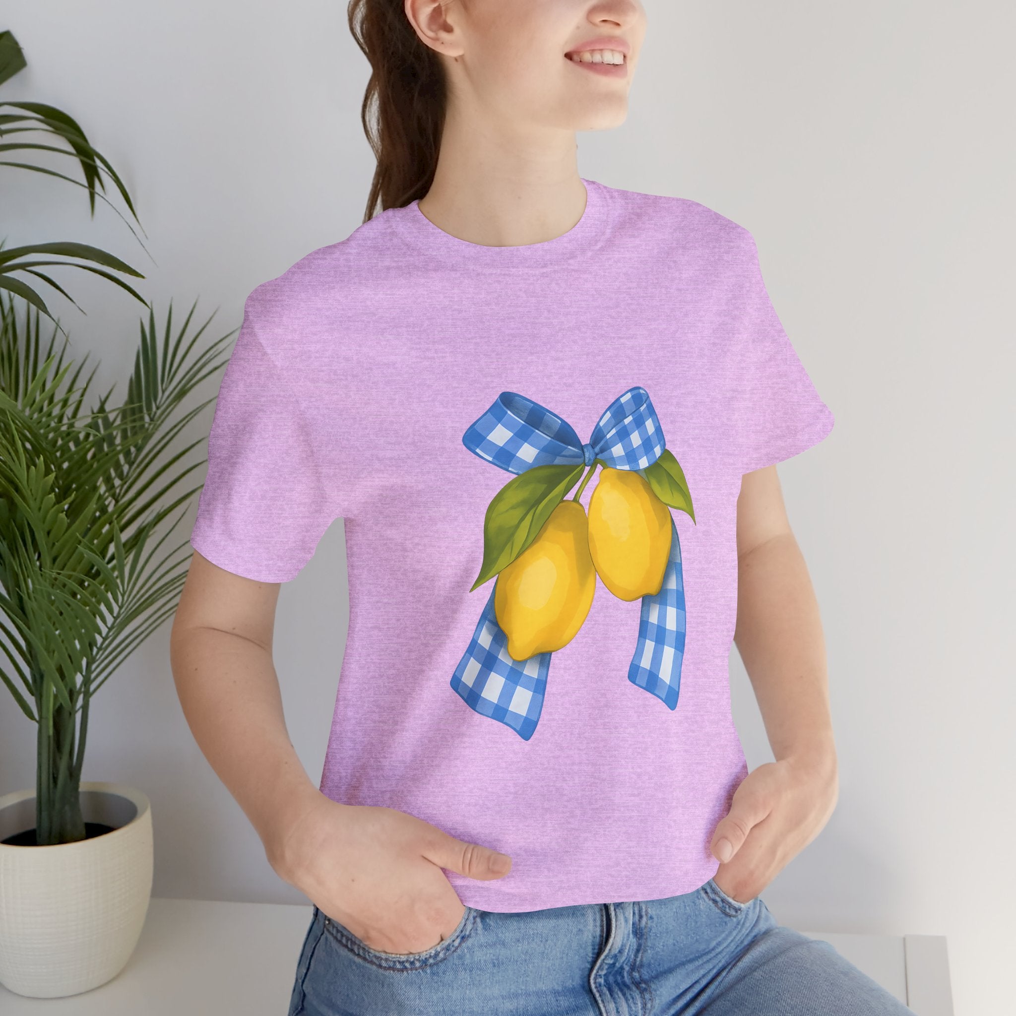 Lemon Blossom Unisex Tee - Summer Vibes, Farmhouse Style, Gifts for Her, Casual Wear, Garden Party Attire