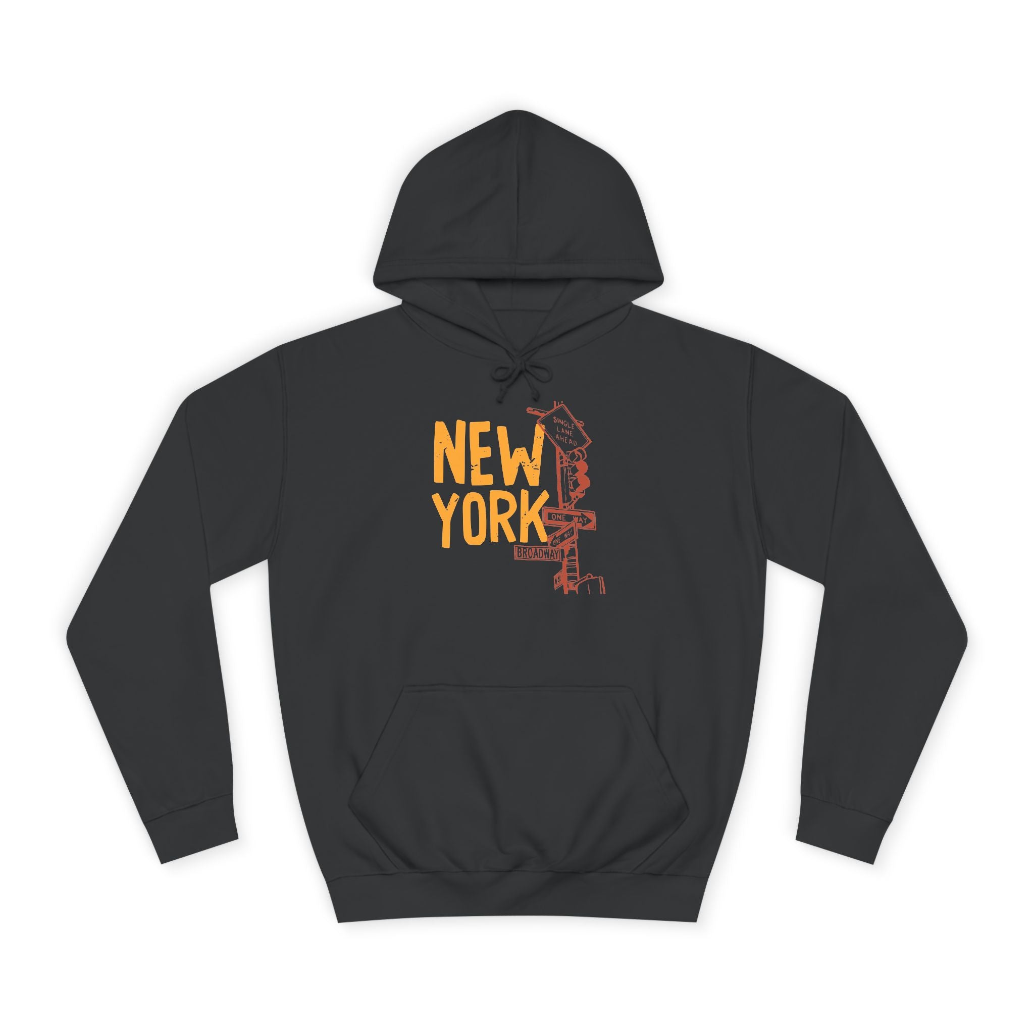 New York College Hoodie, Unisex Casual Sweatshirt, Urban Apparel, Gift for Students, Perfect for College Life, Travel Outfit