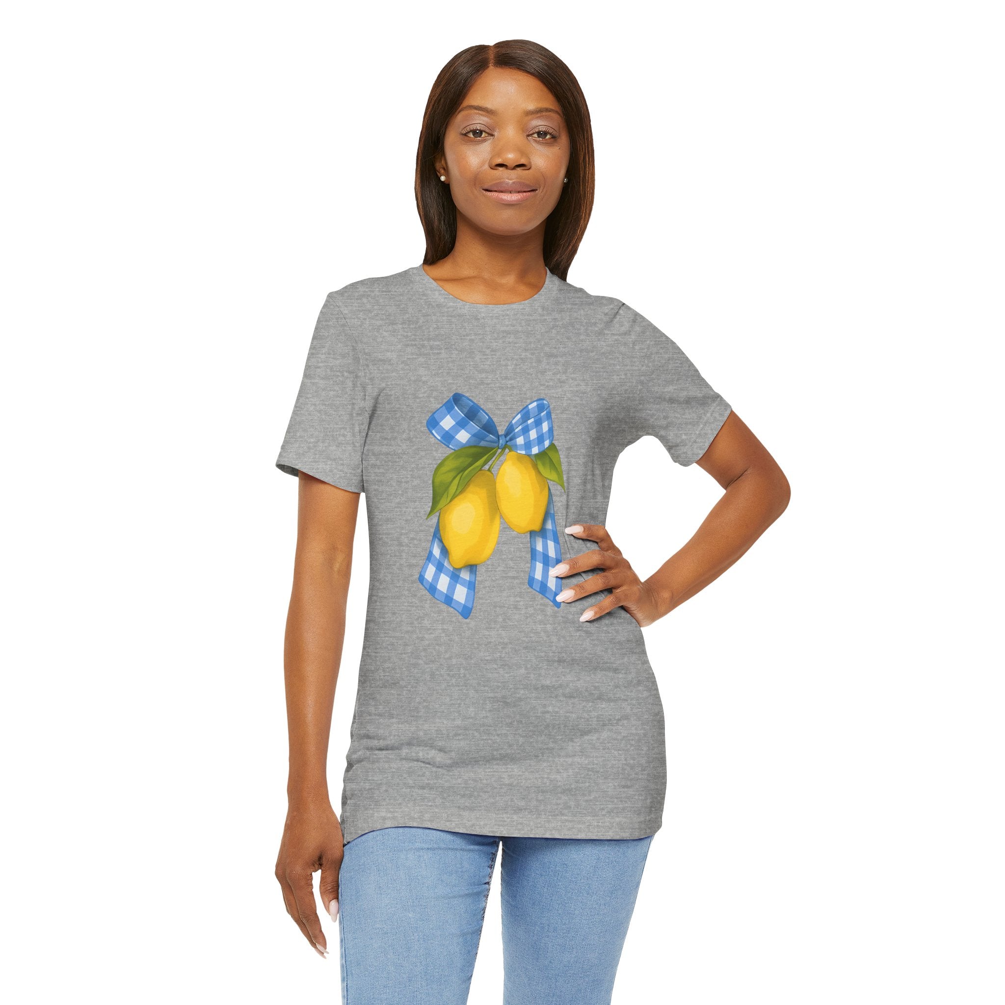 Lemon Blossom Unisex Tee - Summer Vibes, Farmhouse Style, Gifts for Her, Casual Wear, Garden Party Attire
