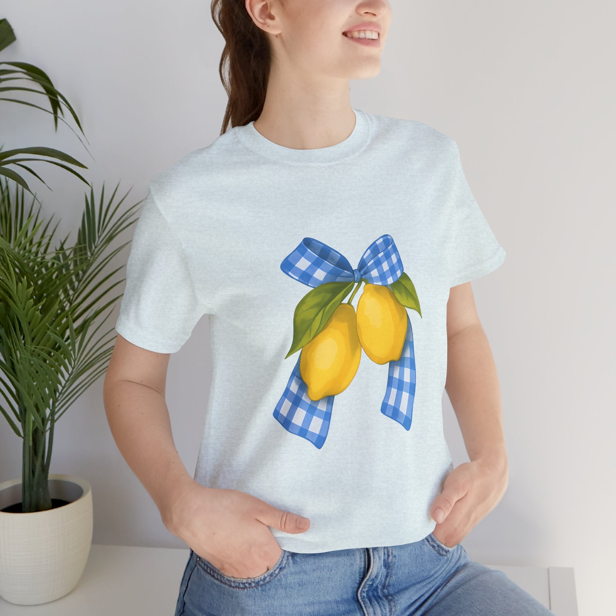 Lemon Blossom Unisex Tee - Summer Vibes, Farmhouse Style, Gifts for Her, Casual Wear, Garden Party Attire