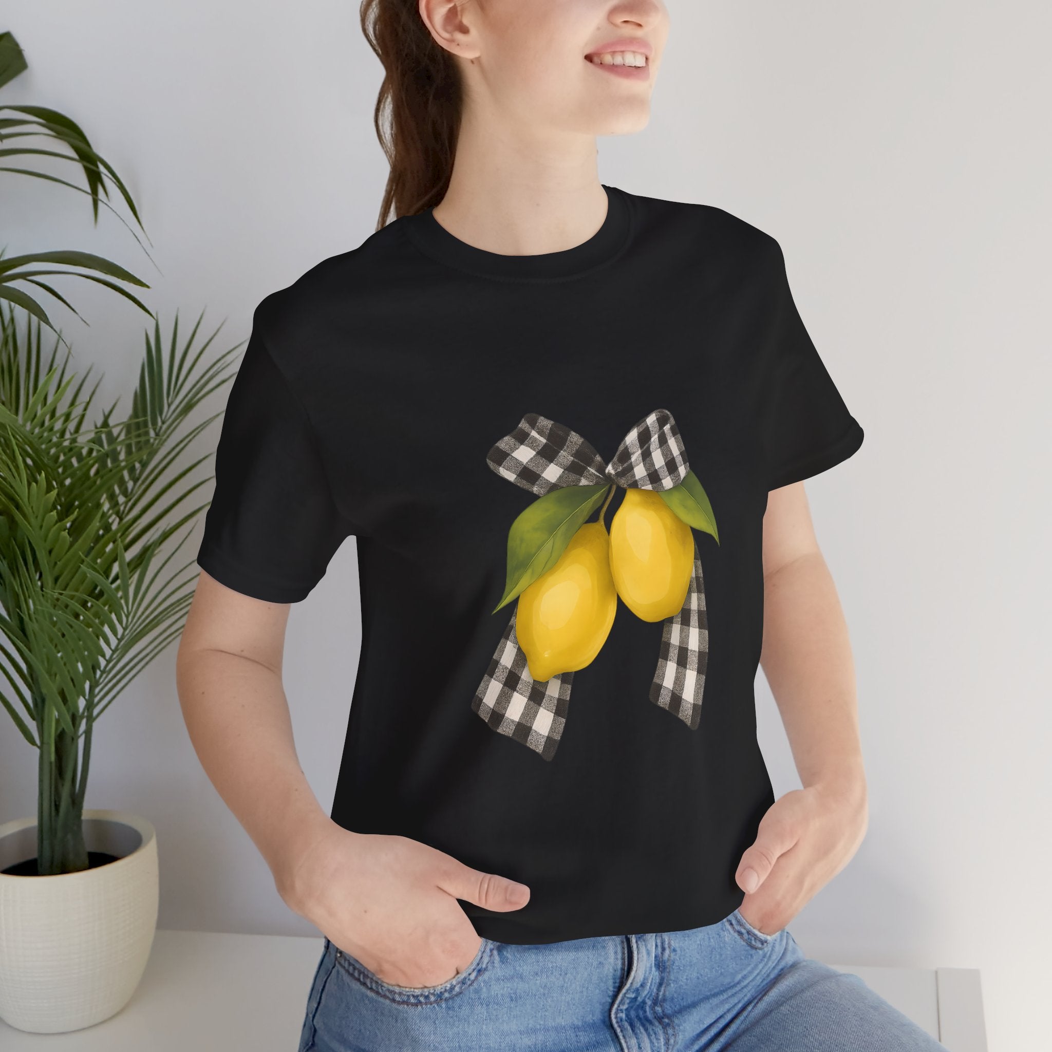 Lemon Print Unisex Tee - Perfect for Summer Parties, Gifts, Everyday wear, Festivals, and Home Decor