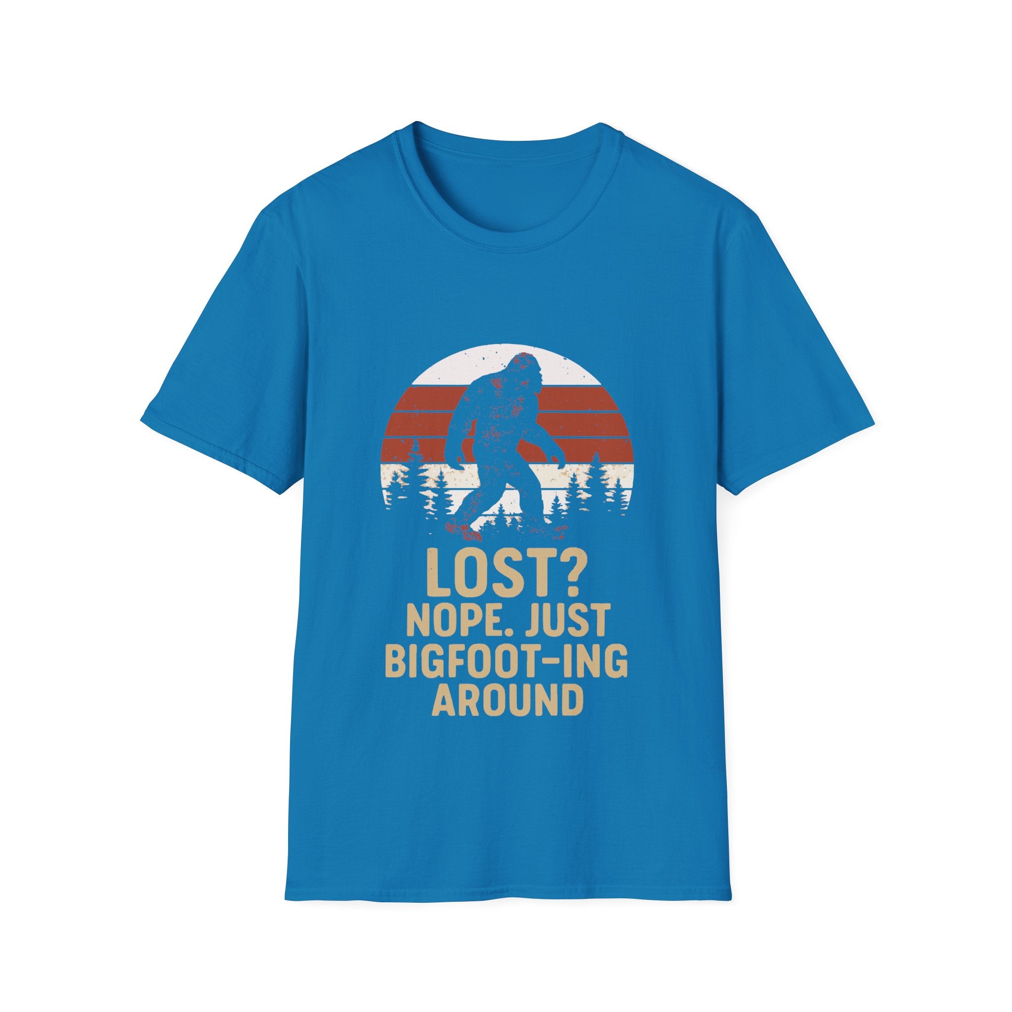 Bigfoot Adventure T-Shirt - Fun Unisex Tee for Nature Lovers, Casual Wear, Gift for Outdoorsy Friends, Hiking Gear, Unique Apparel