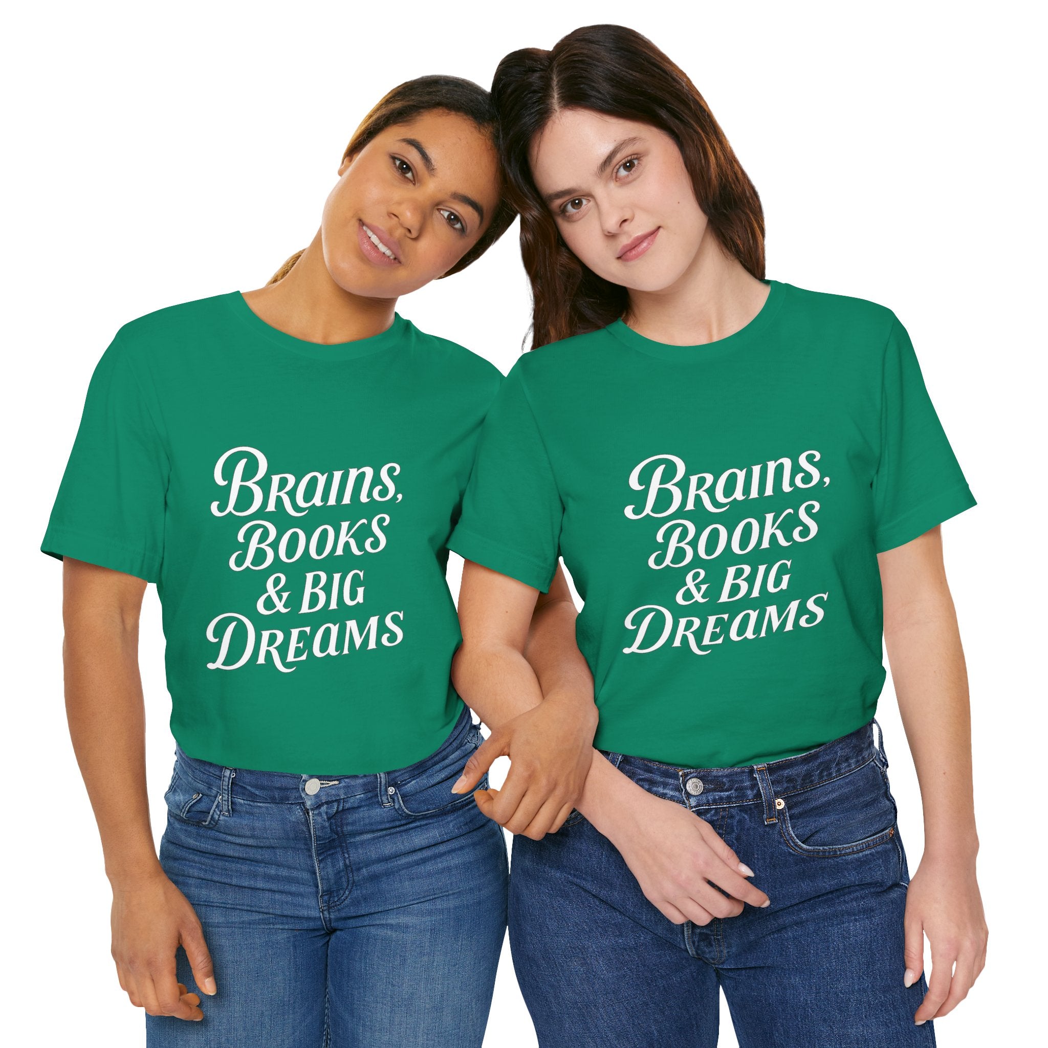Brainiac Tee, Book Lover Shirt, Big Dreams T-Shirt, Unisex Graphic Top, Intellectual Clothing
