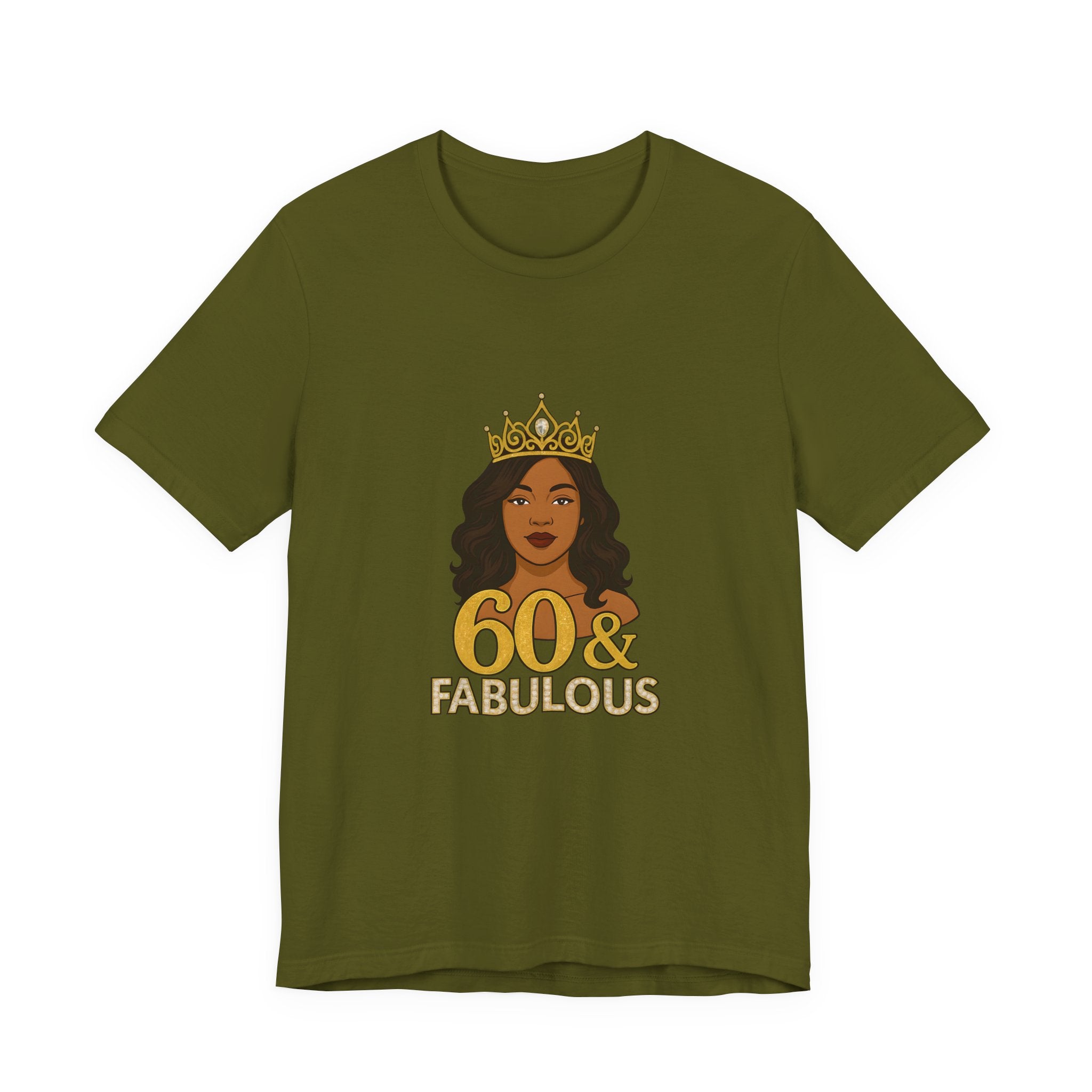 60 & Fabulous Unisex Tee, Birthday Gift Tee, Women's Celebration Shirt, Fun Milestone Birthday Apparel, Perfect for 60th Birthday Party