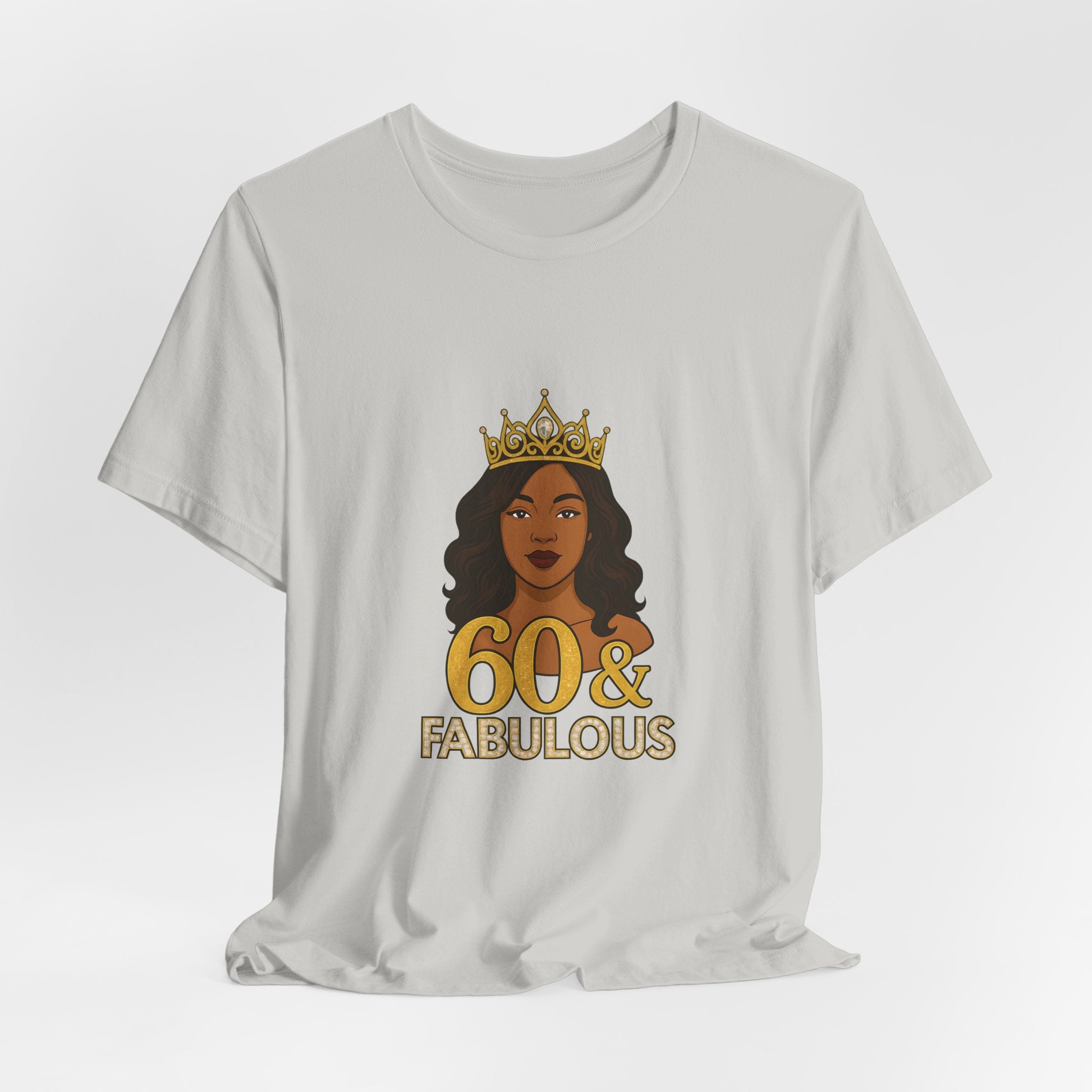 60 & Fabulous Unisex Tee, Birthday Gift Tee, Women's Celebration Shirt, Fun Milestone Birthday Apparel, Perfect for 60th Birthday Party