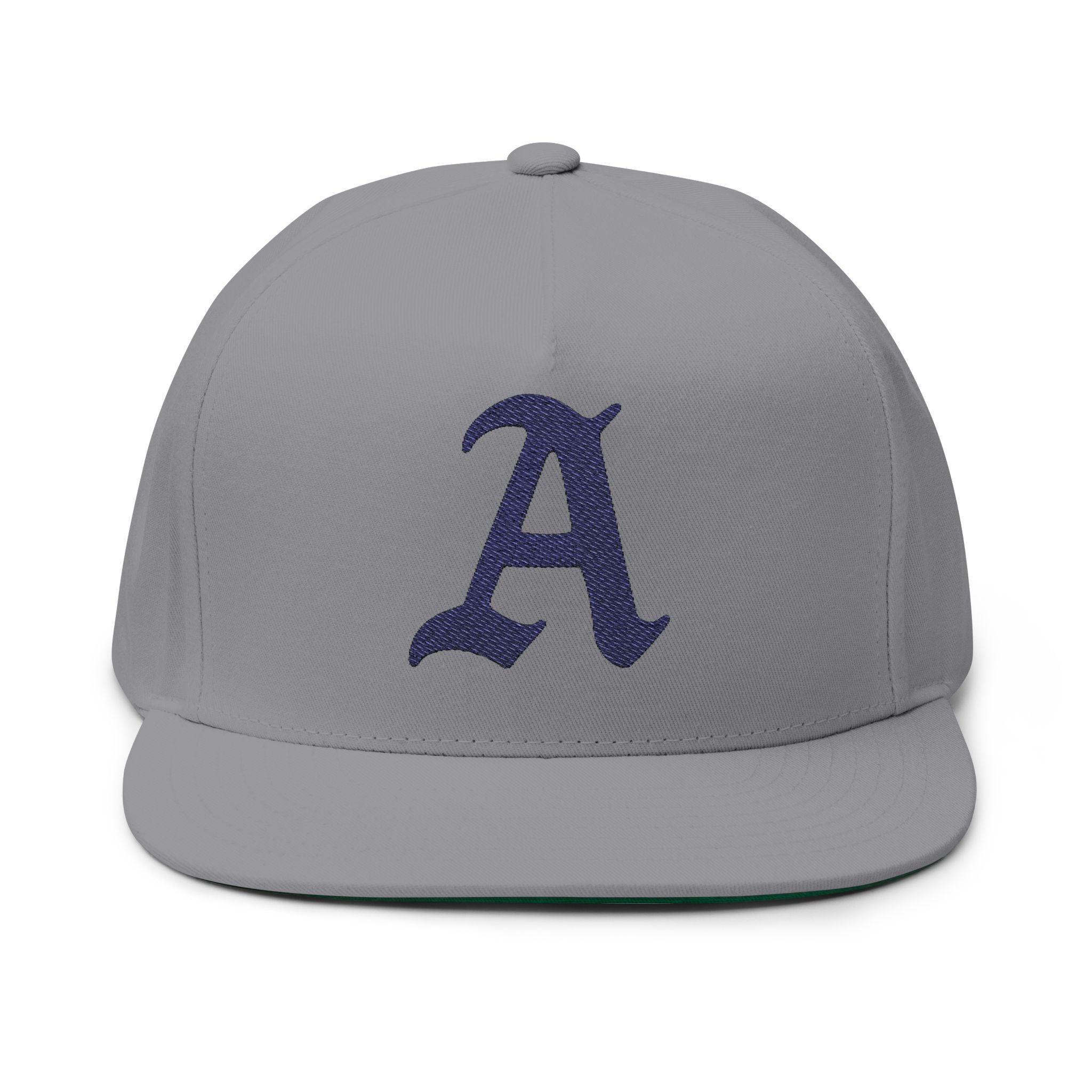 Stylish Flat Bill Cap - Custom Embroidered Hat, Trendy Snapback, Sportswear, Gift for Him, Accessory for All Occasions