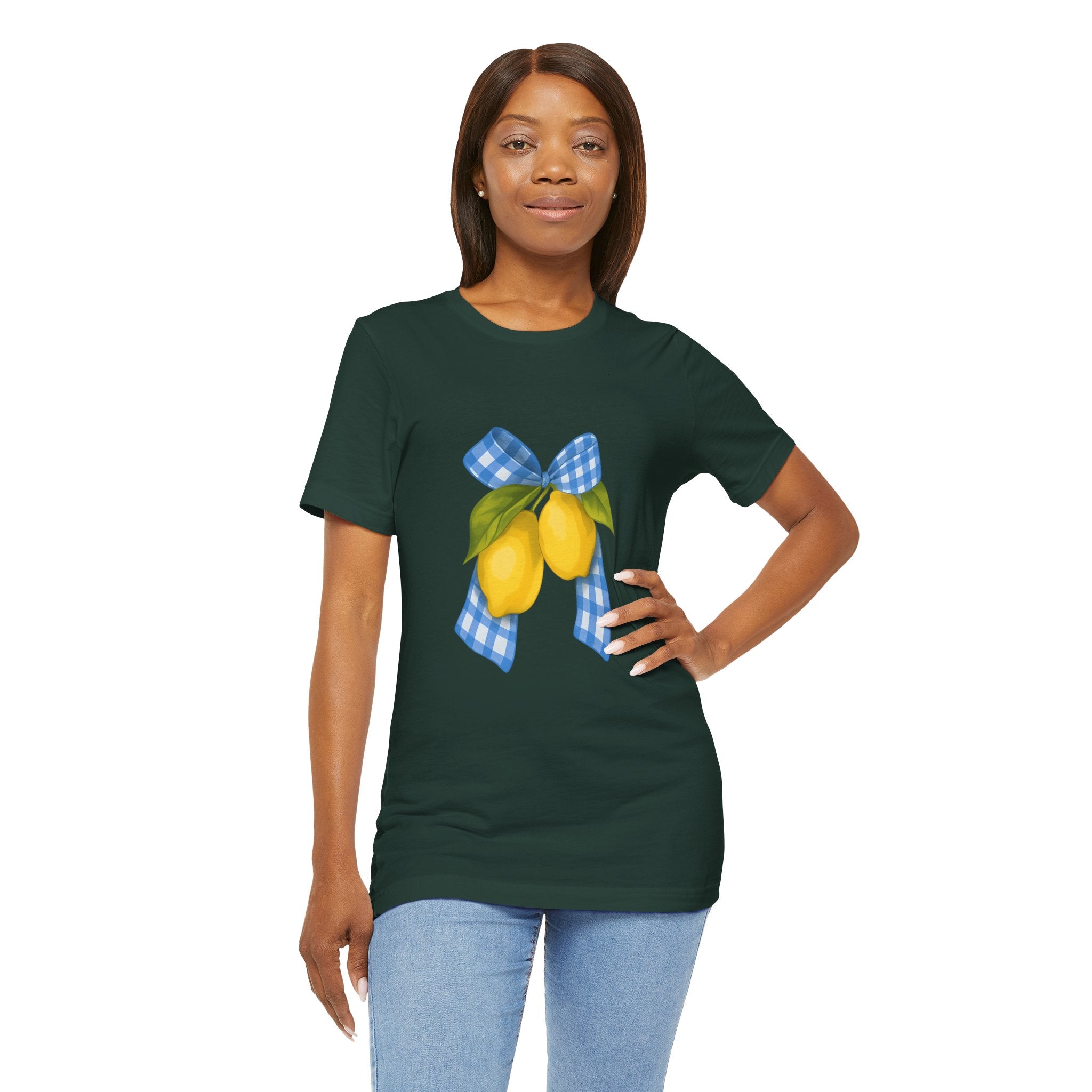 Lemon Blossom Unisex Tee - Summer Vibes, Farmhouse Style, Gifts for Her, Casual Wear, Garden Party Attire