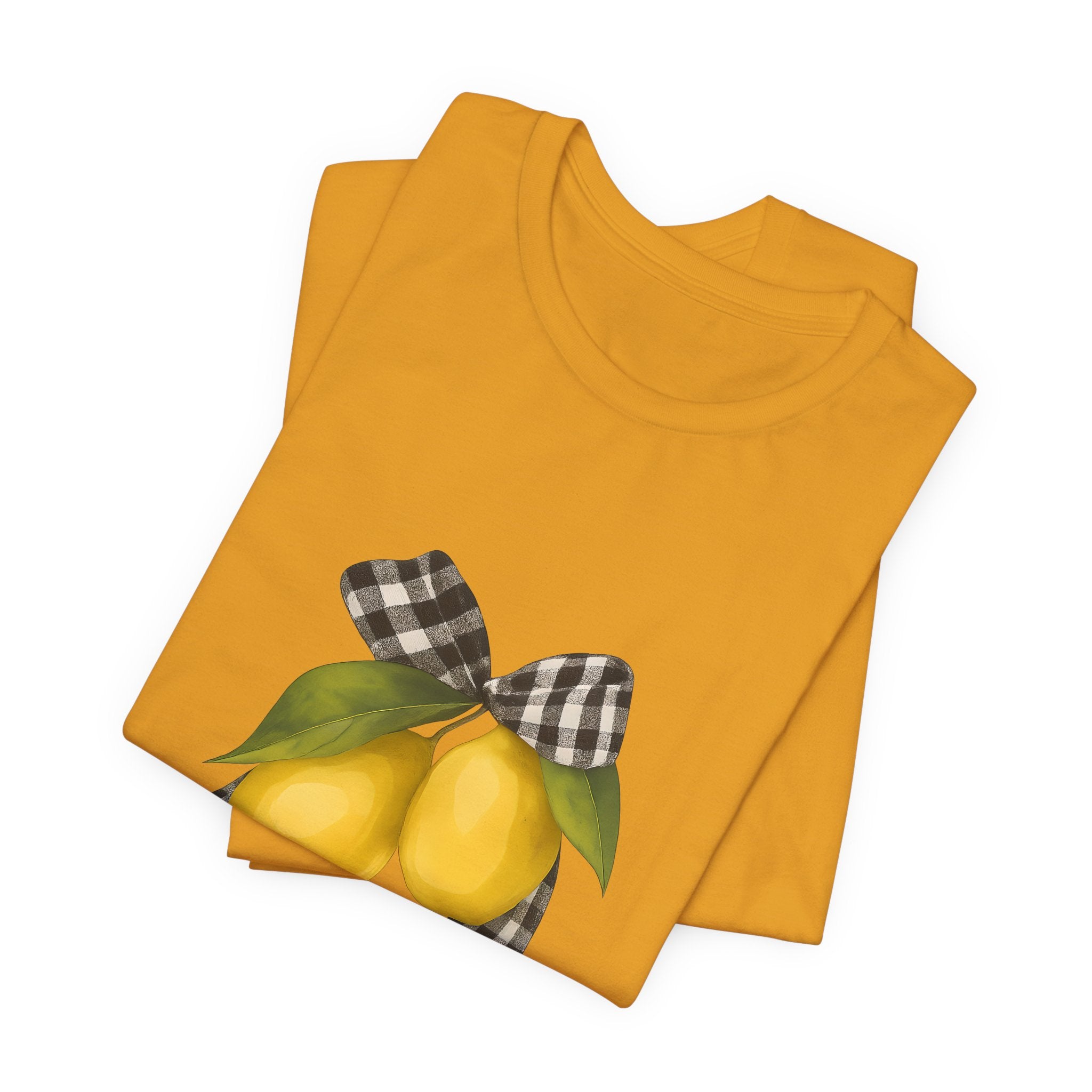 Lemon Print Unisex Tee - Perfect for Summer Parties, Gifts, Everyday wear, Festivals, and Home Decor
