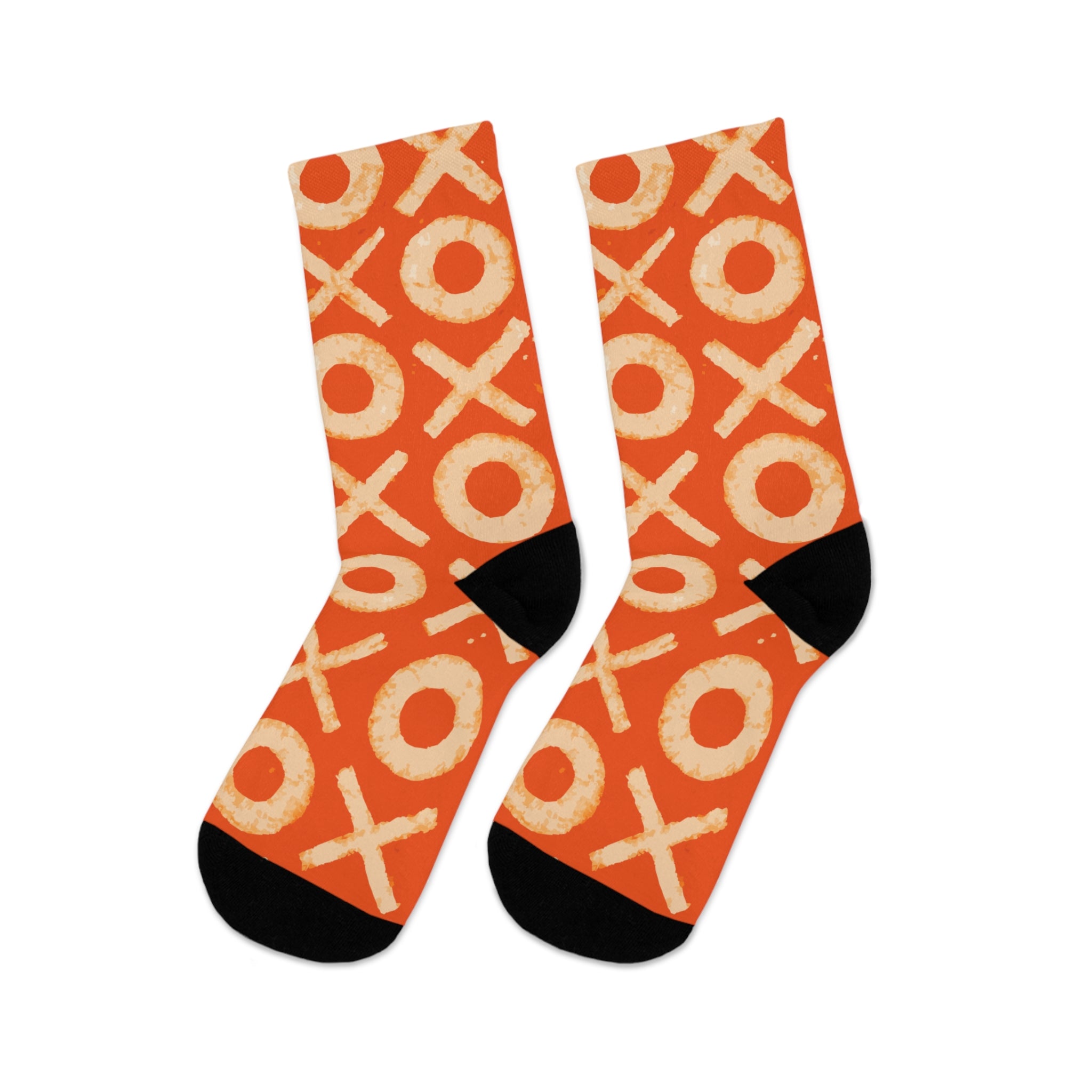 Socks, Batik Recycled Poly Socks - Eco-Friendly Handmade Footwear, Sustainable Clothing, Unique Tie-Dye Trendy Apparel, Colorful Boho Style
