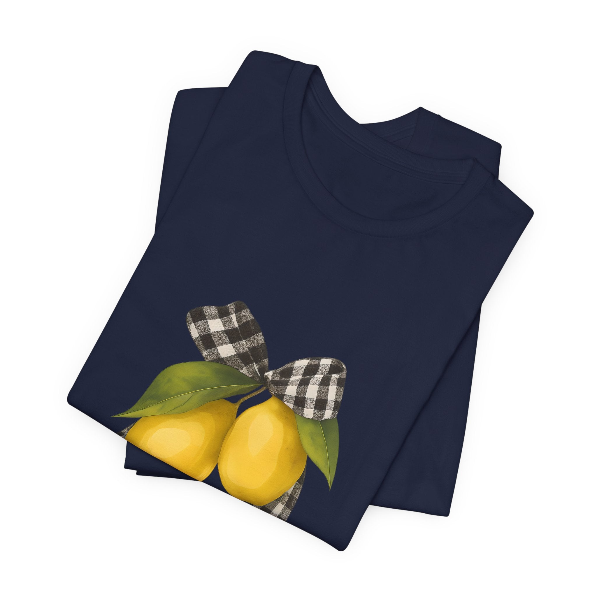 Lemon Print Unisex Tee - Perfect for Summer Parties, Gifts, Everyday wear, Festivals, and Home Decor