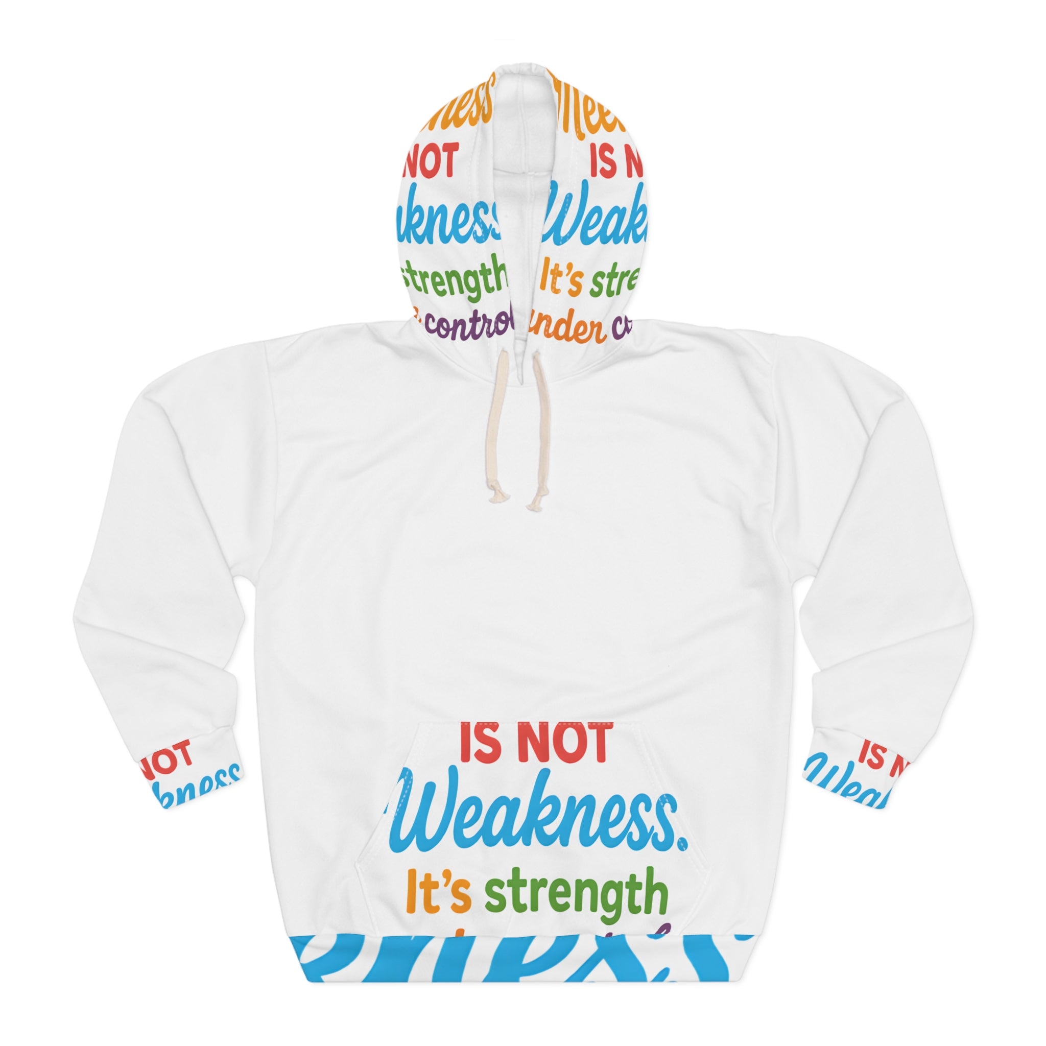 Meekness is not weakness Unisex Pullover Hoodie, Strength Under Control, Inspirational Sweatshirt, Motivational Jumper, Positive Quote