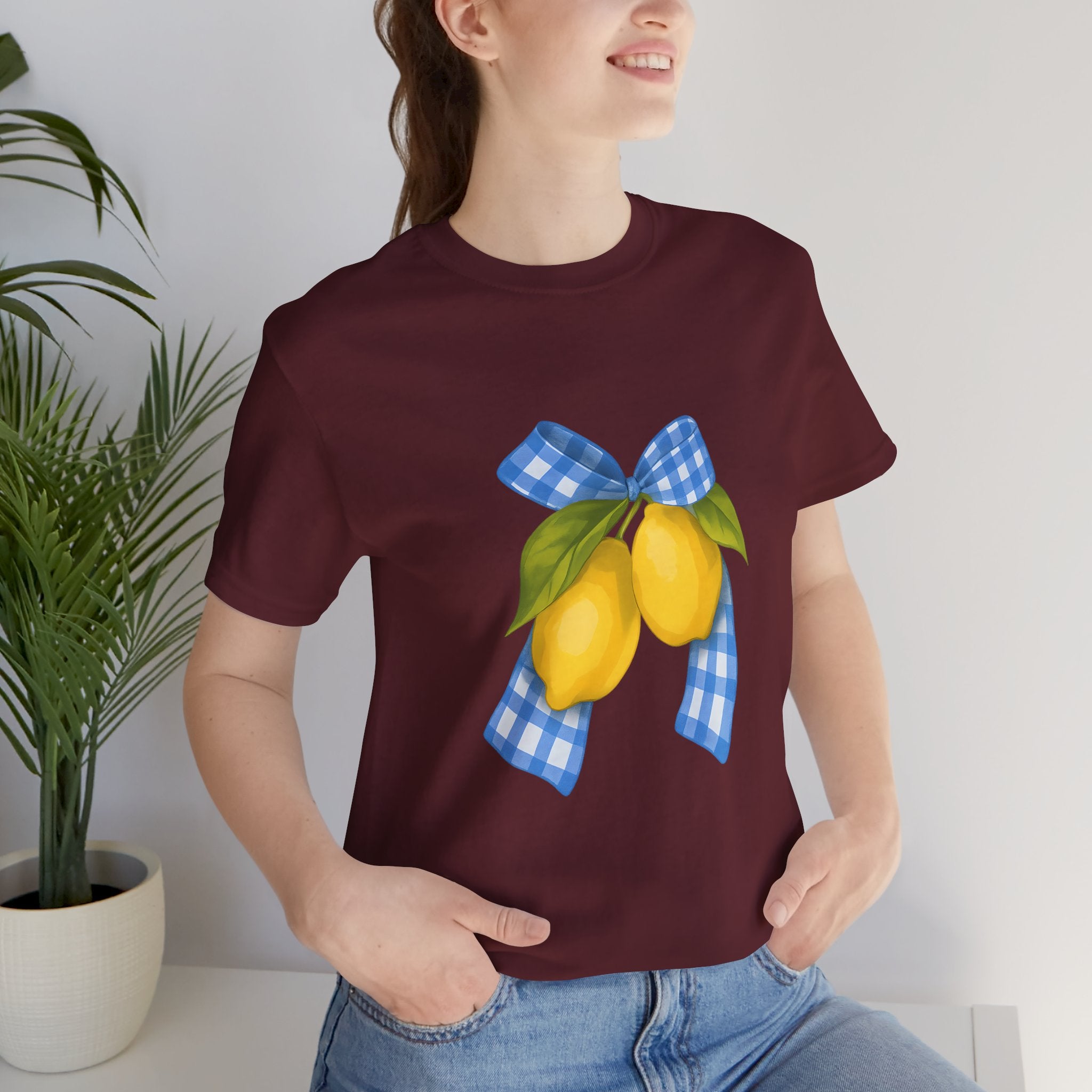 Lemon Blossom Unisex Tee - Summer Vibes, Farmhouse Style, Gifts for Her, Casual Wear, Garden Party Attire